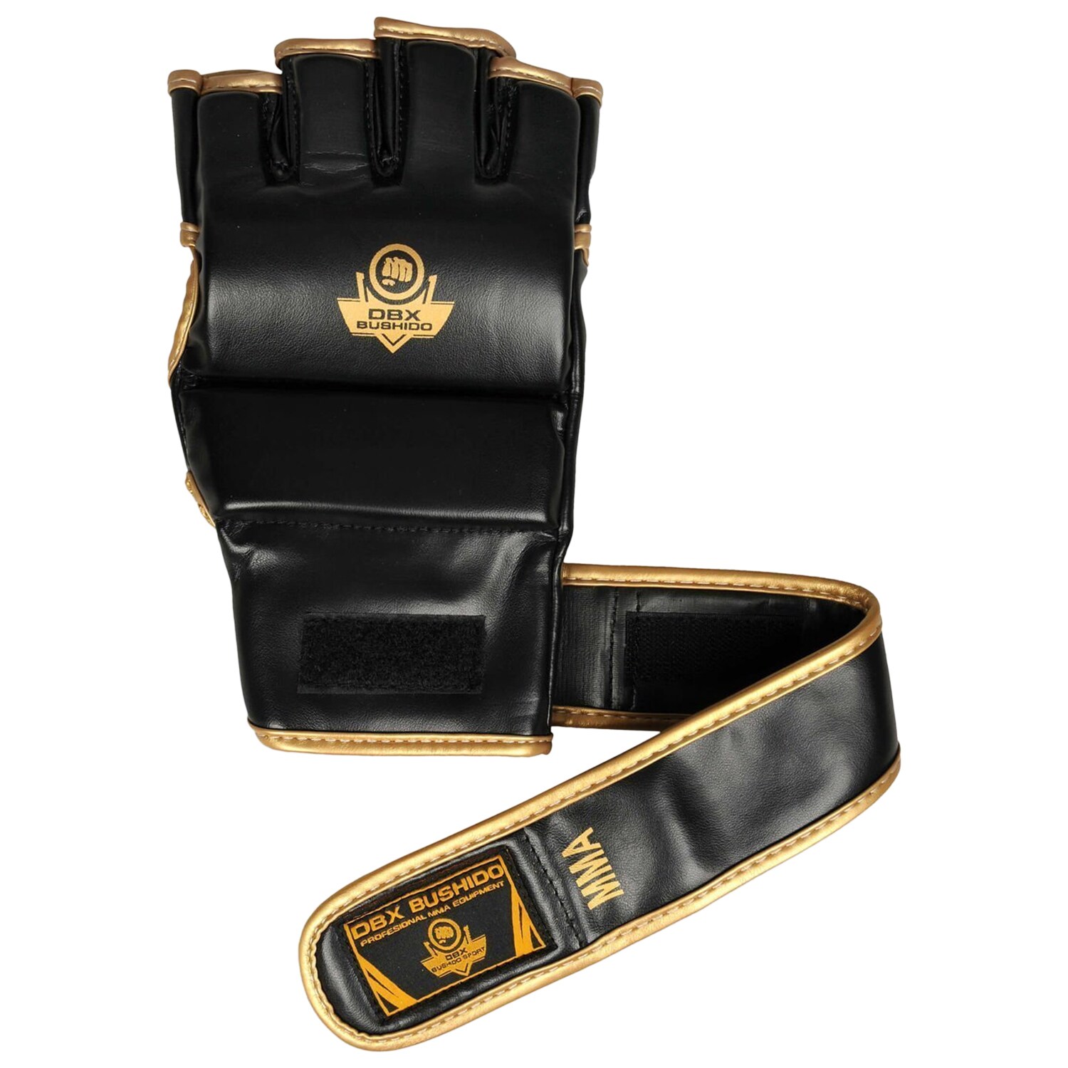 DBX Bushido - E1V8 MMA Boxhandschuhe - Schwarz/Gold