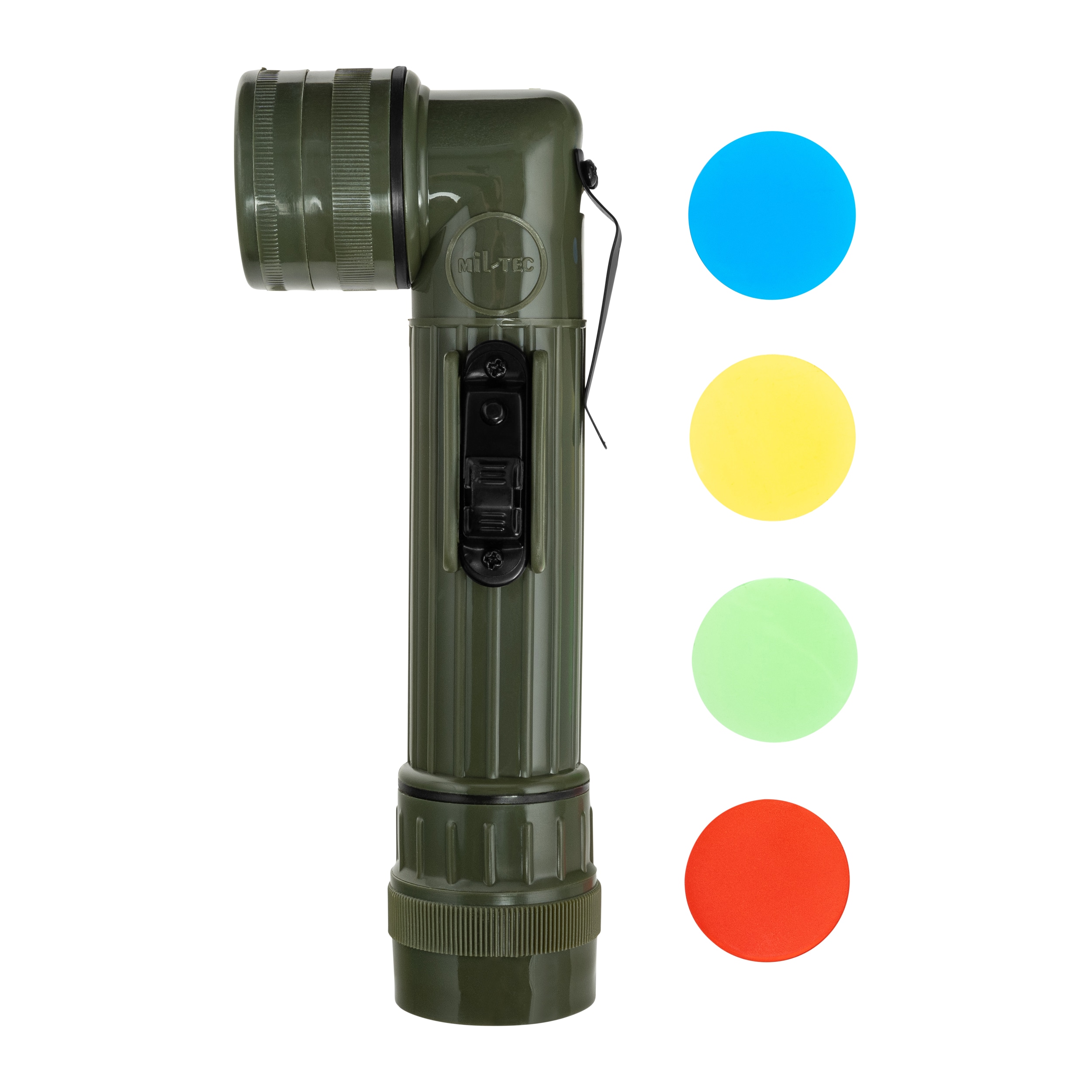 Mil-Tec -Winkeltaschenlampe US Anglehead Medium - Oliv