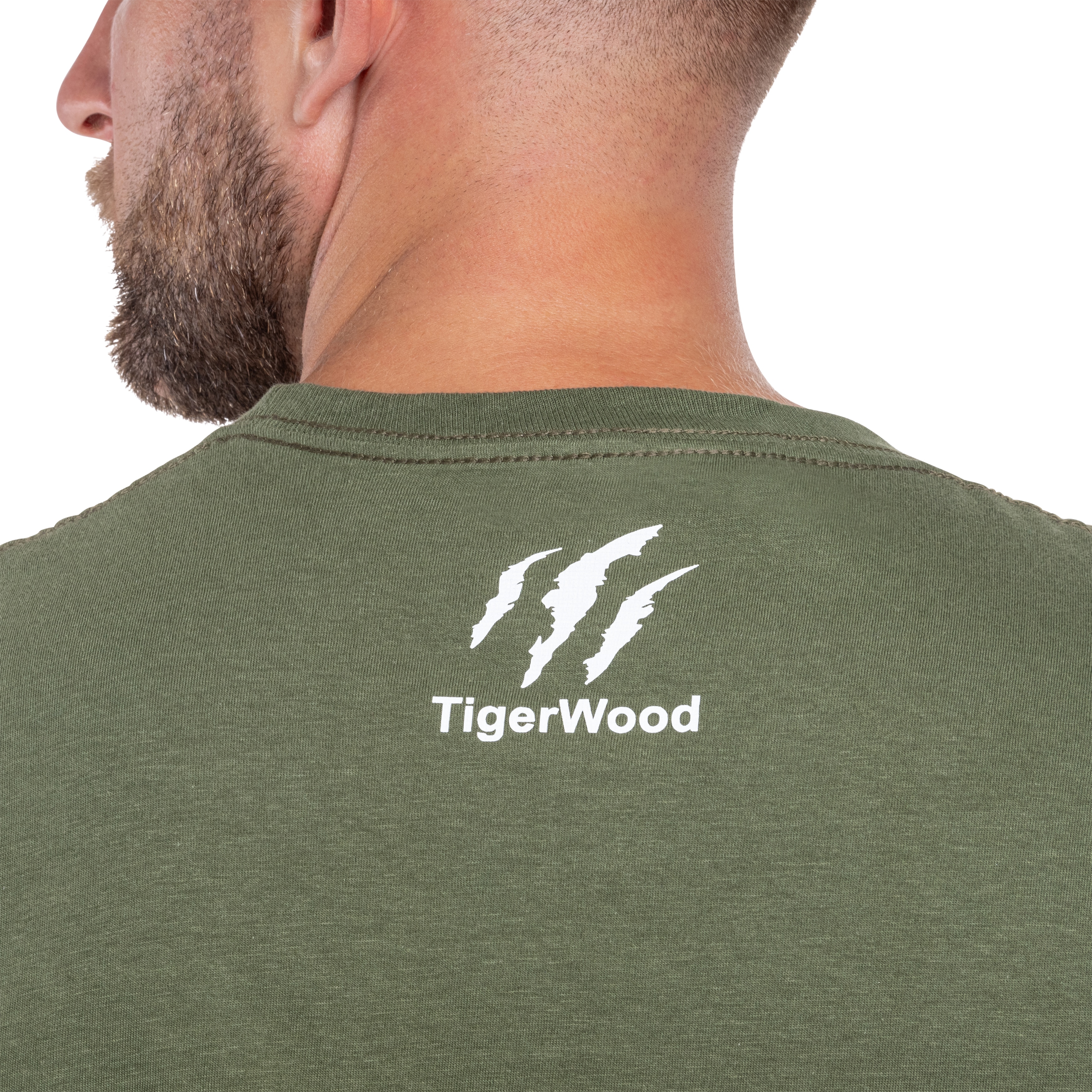 TigerWood - T-Shirt Bushcraft Evolution - Oliv