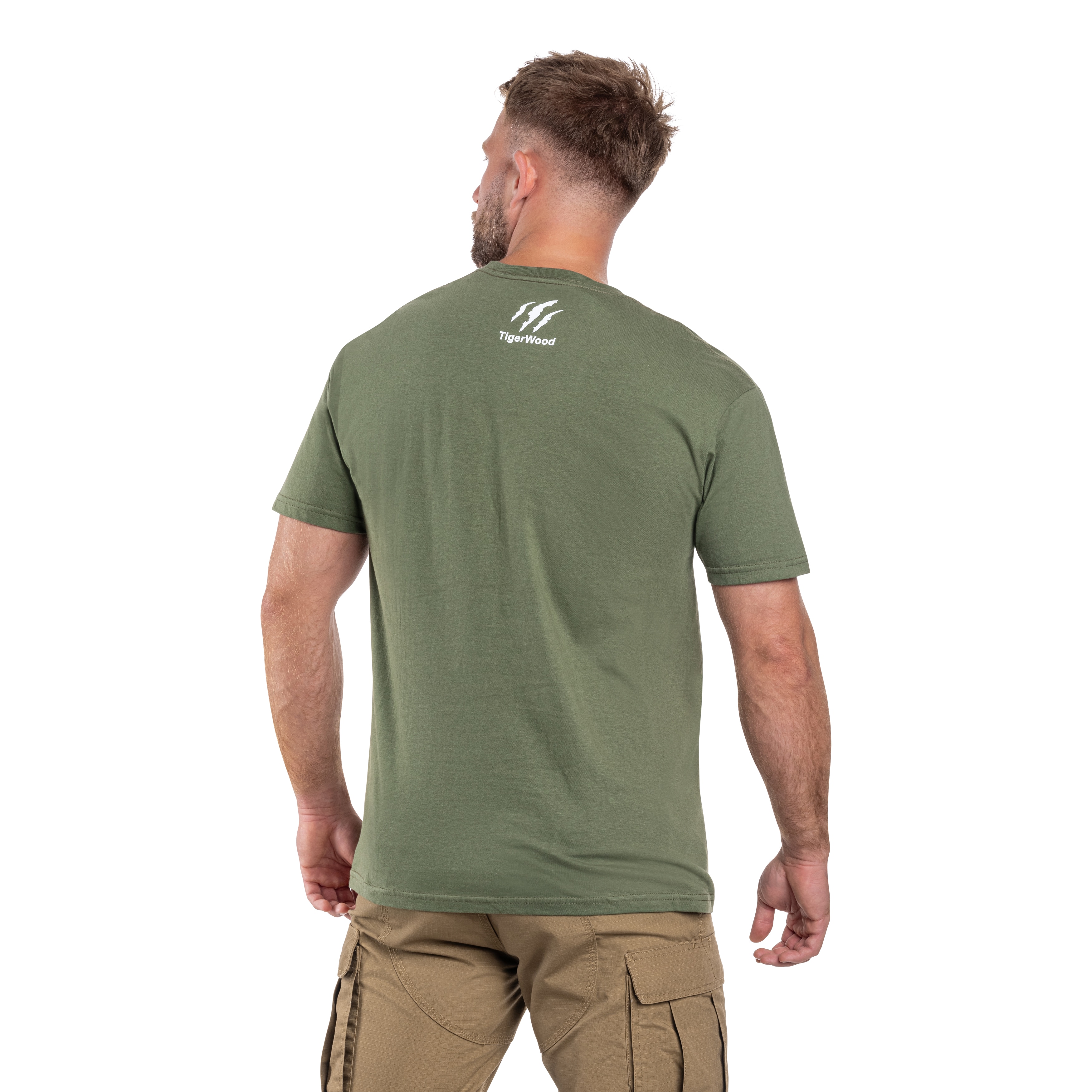 TigerWood - T-Shirt Bushcraft Evolution - Oliv