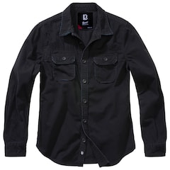 Brandit - Damenhemd Vintageshirt Long Sleeve - Black
