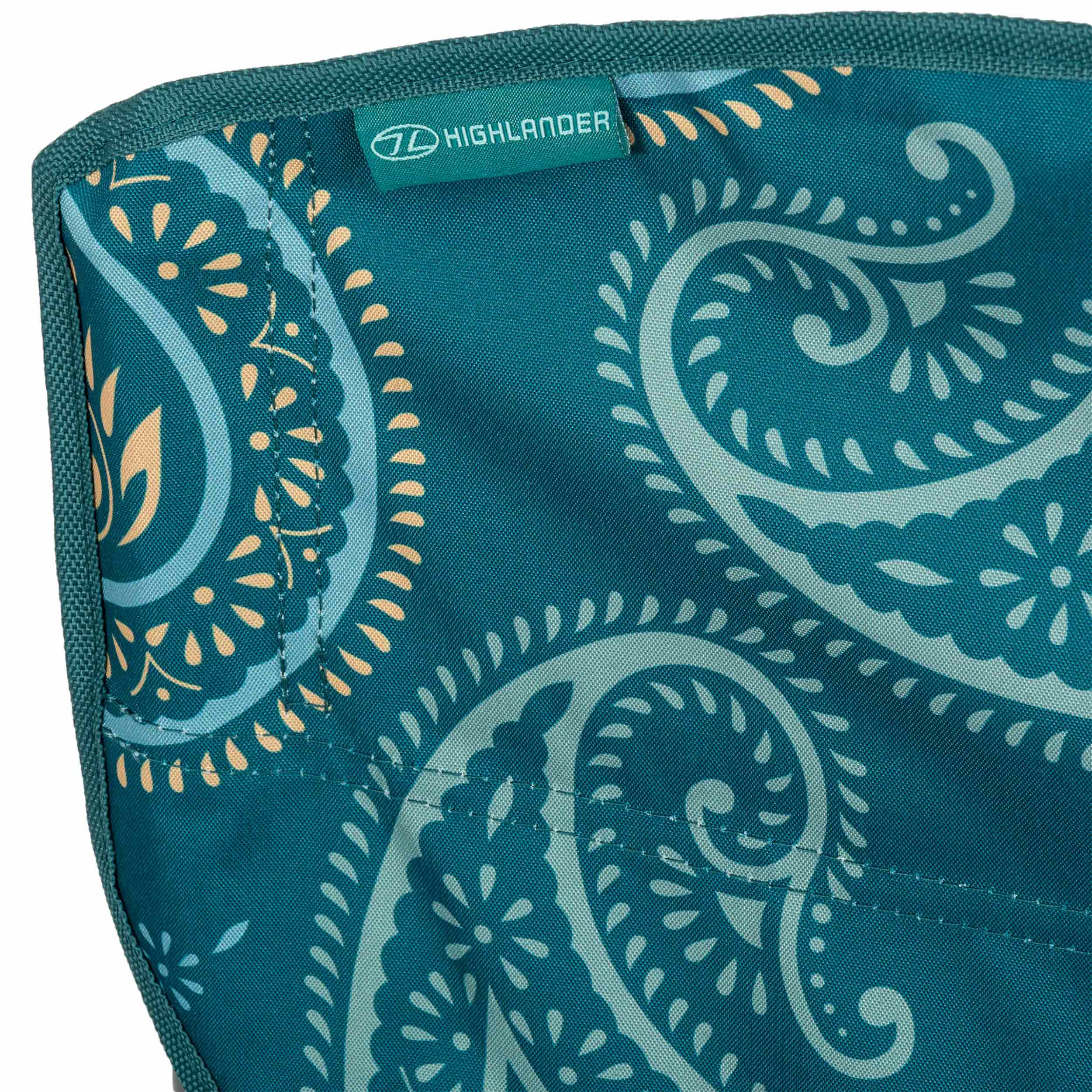 Highlander - Outdoor Stirling Campingstuhl - Paisley Print Teal