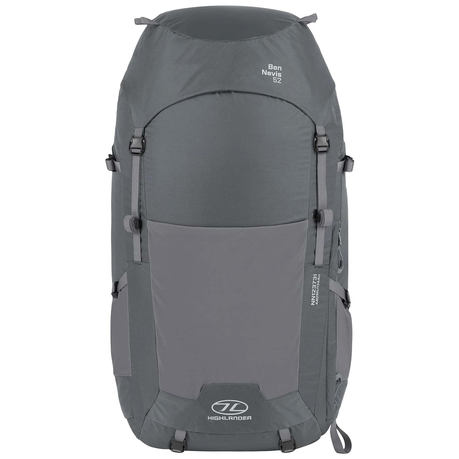 Highlander - Outdoor Ben Nevis Rucksack 52 l - Grey