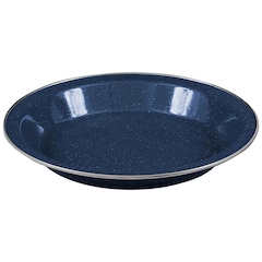 Highlander - Outdoor Deluxe Tiefer Stahl Teller - Navy
