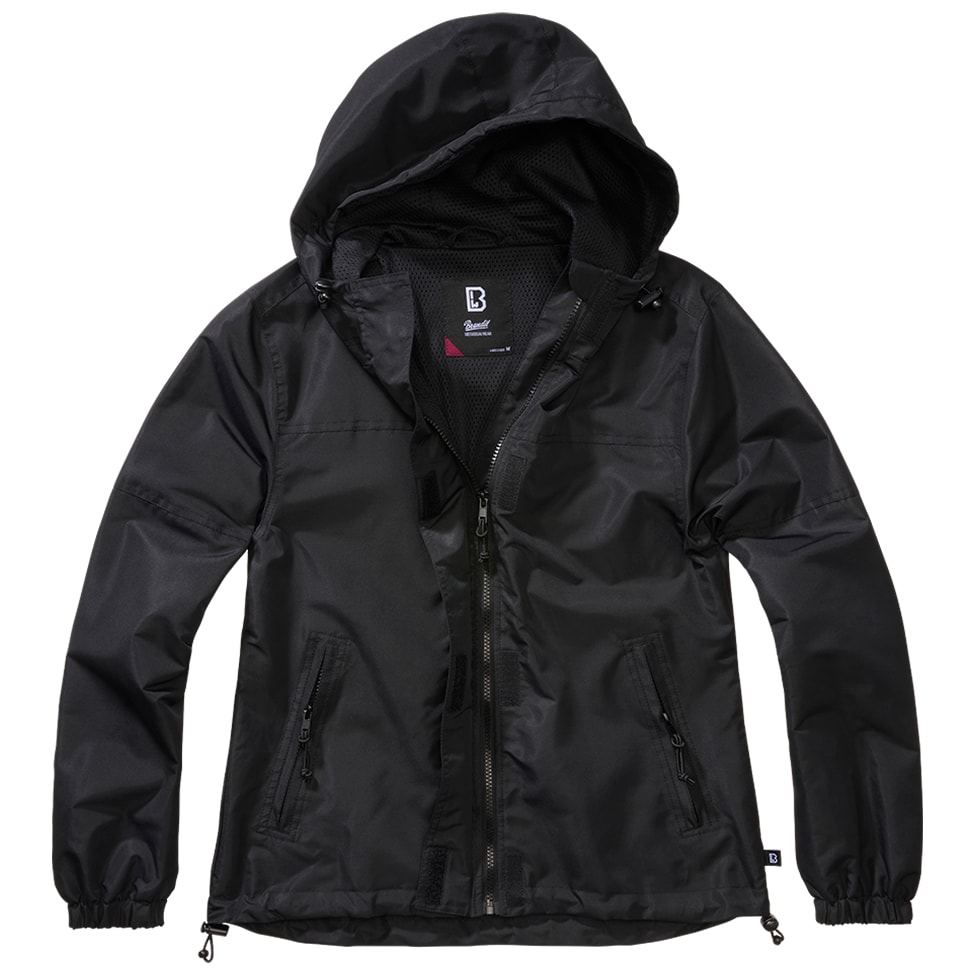 Brandit - Summer Windbreaker Frontzip - Damenjacke - Black