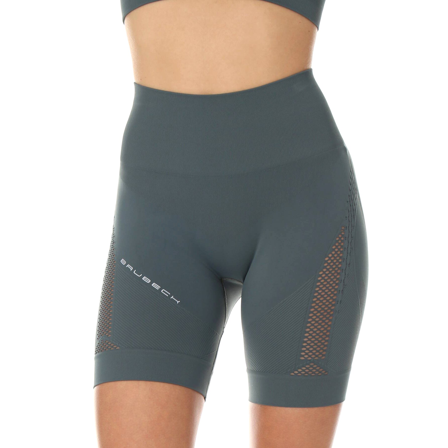 Brubeck - Gym Kurze Leggins für Damen - Grün