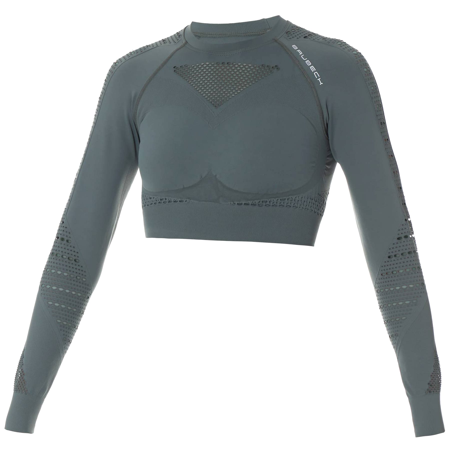 Brubeck - Rashguard Gym - Damen T-Shirt - Grün