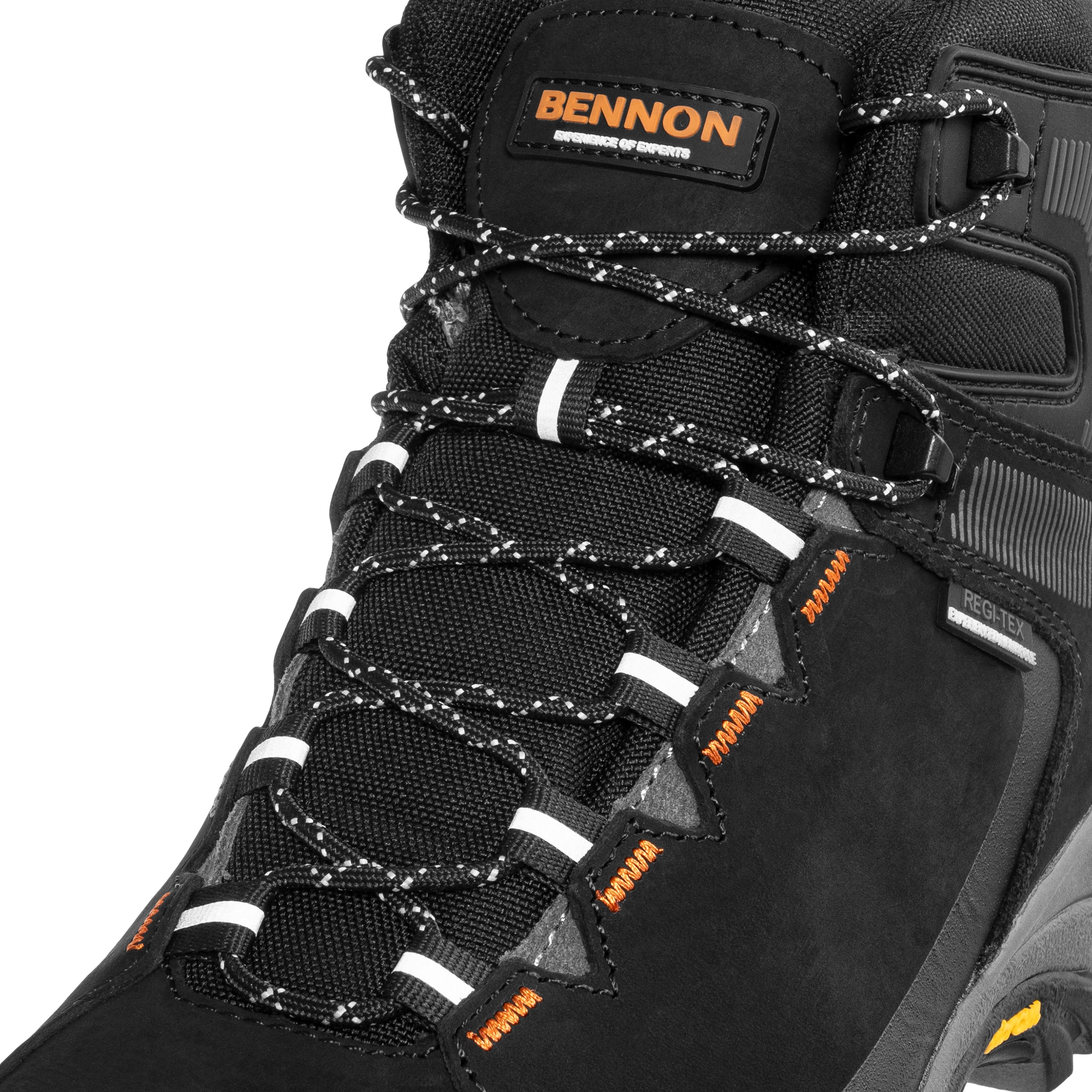 Bennon - Hombre High Trekkingstiefel - Black