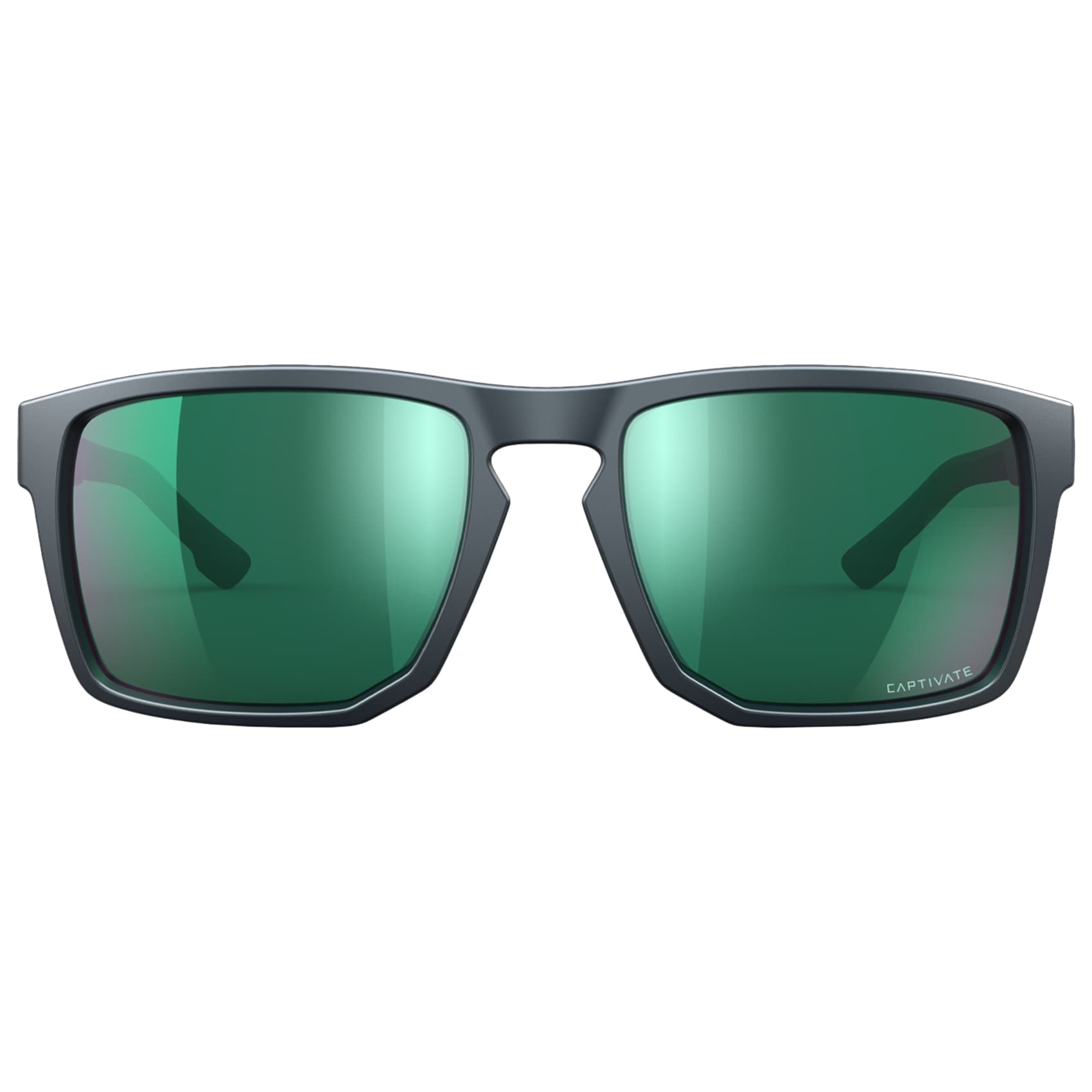 Wiley X - Founder Brille - Captivate Polarized - Green Mirror/Matte Graphite