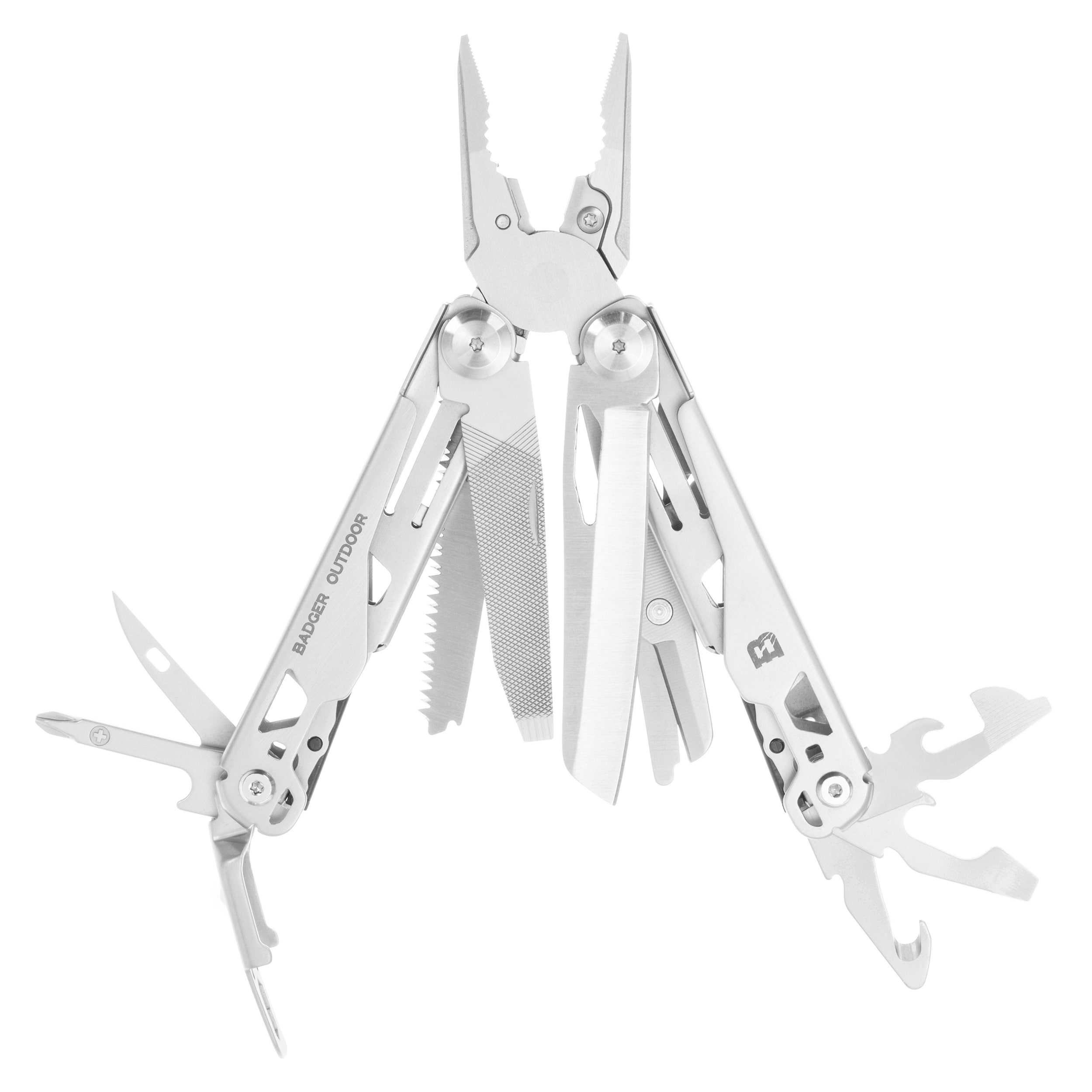 Badger Outdoor Solid Multitool +  XRG 200 Stirnlampe - Set