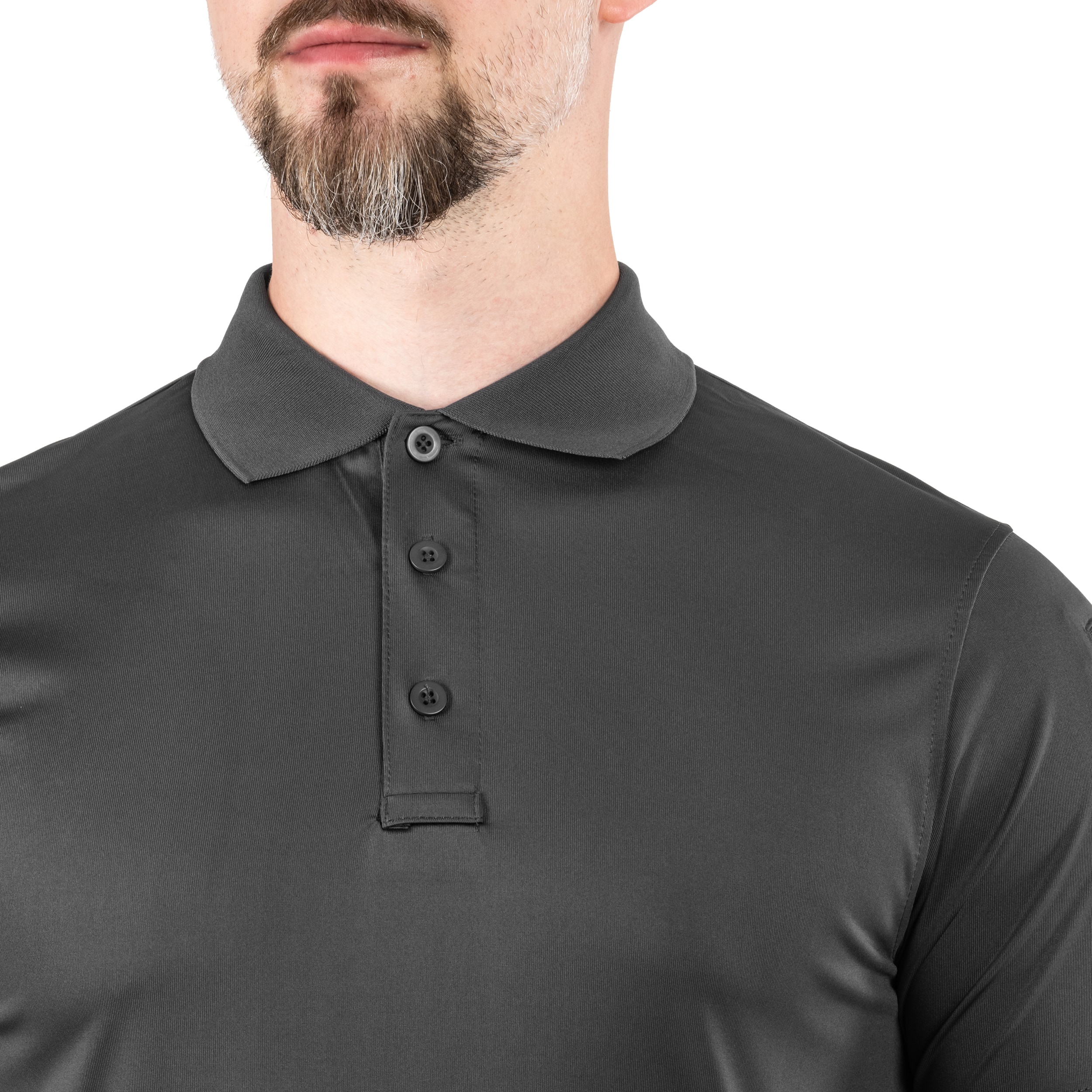 Highlander - Thermoaktives Poloshirt Stoirm Performance Tactical P-01 - Dark Grey