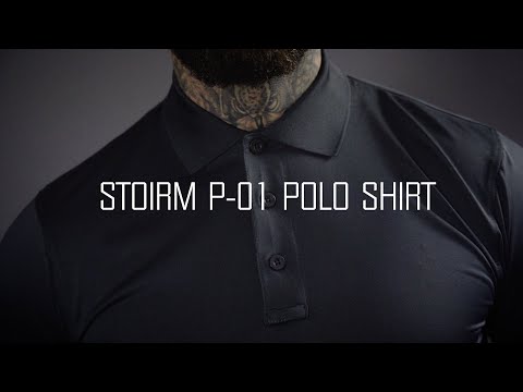 Thermoaktives Poloshirt Stoirm Performance Tactical P-01 - Dark Grey