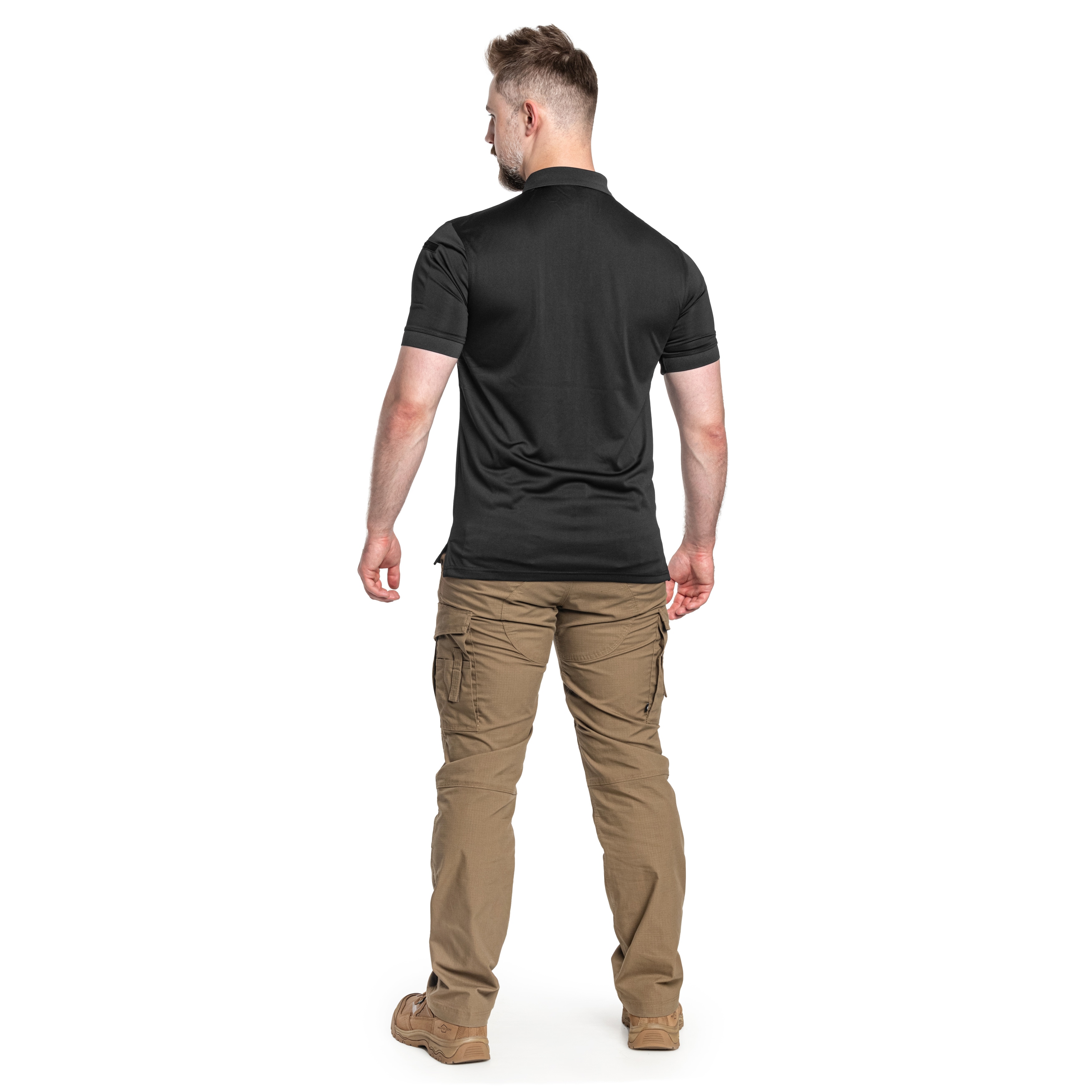 Highlander - Thermoaktives Poloshirt Stoirm Performance Tactical P-01 - Black