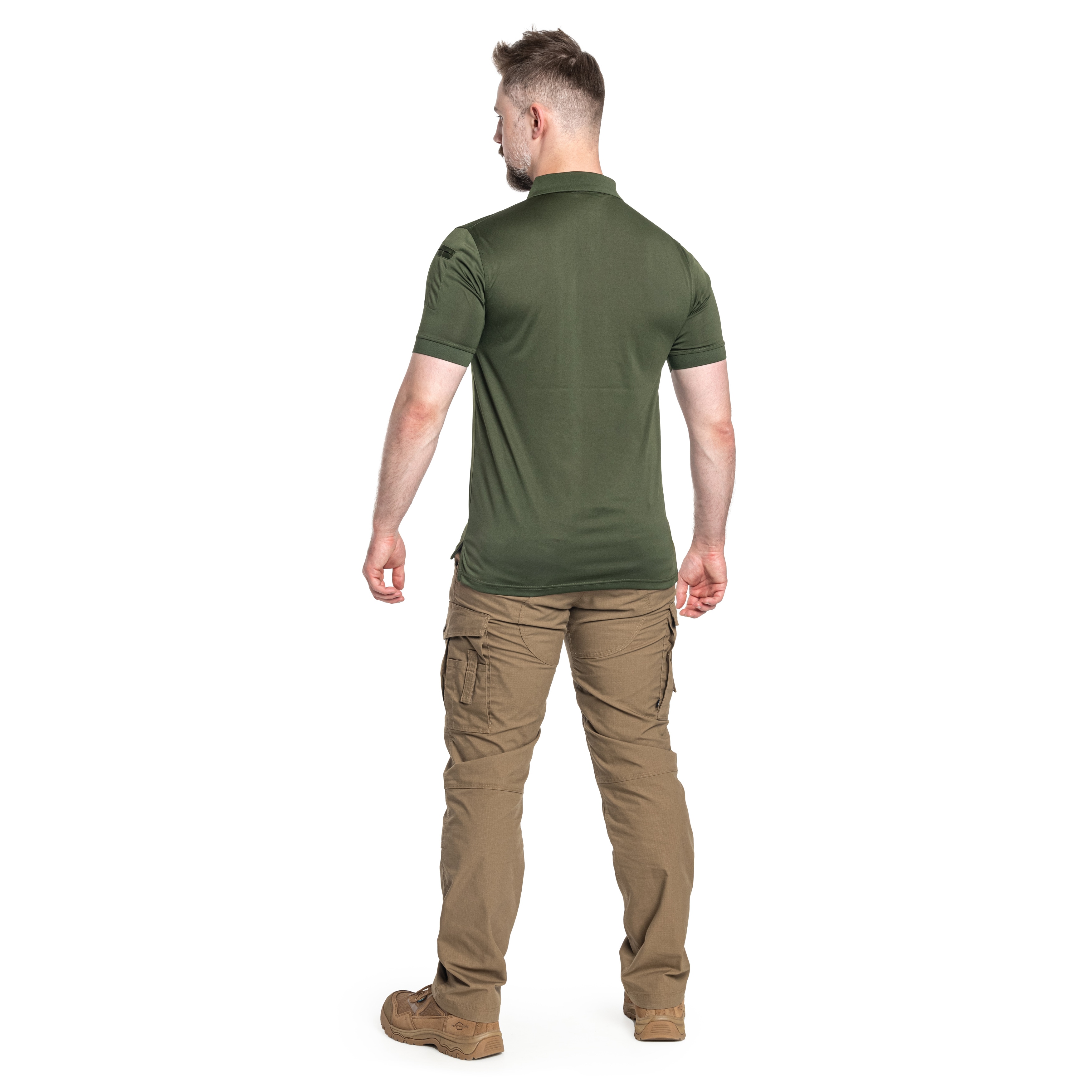 Highlander - Thermoaktives Poloshirt Stoirm Performance Tactical P-01 - Oliv