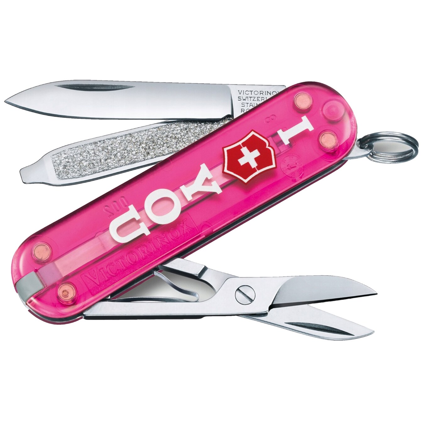 Victorinox - The Gift - Taschemesser - Transparent Pink