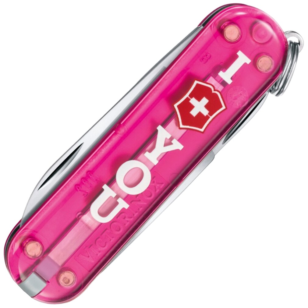 Victorinox - The Gift - Taschemesser - Transparent Pink