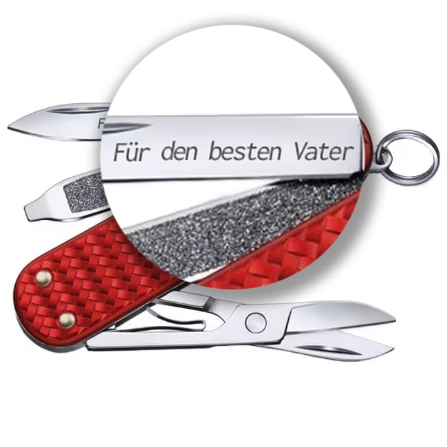 Victorinox - Taschenmesser Classic Precious Alox - Iconic Red