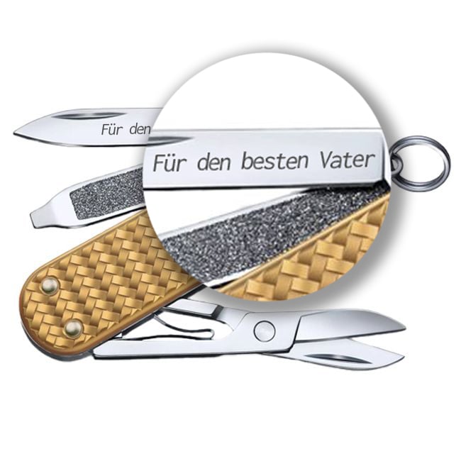 Victorinox - Taschenmesser Classic Precious Alox - Brass Gold