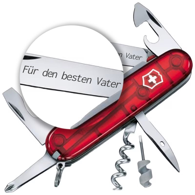 Victorinox - Taschenmesser Spartan Lite - Transparent Red