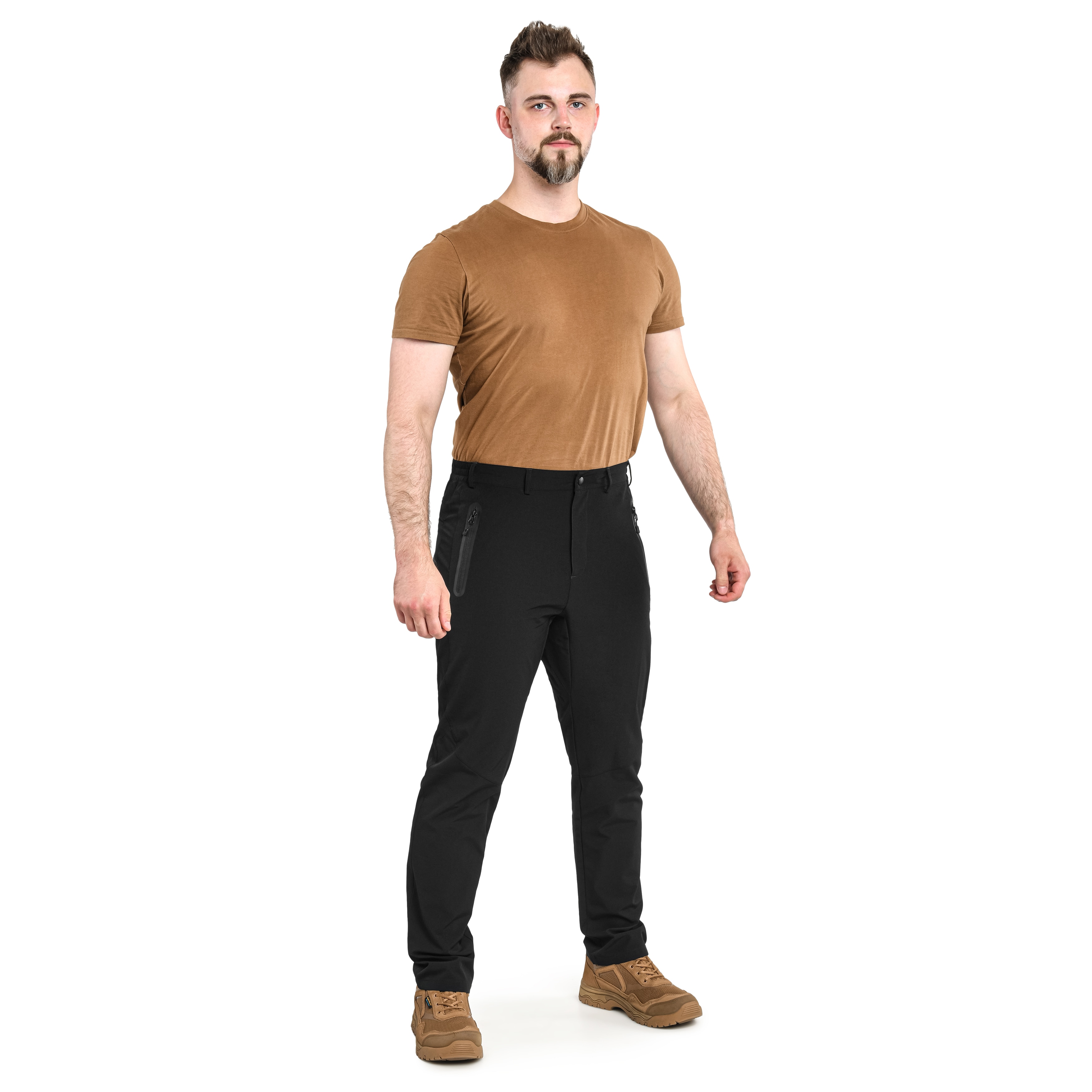 Highlander - Outdoor Munro Walking Trousers Hose - Black