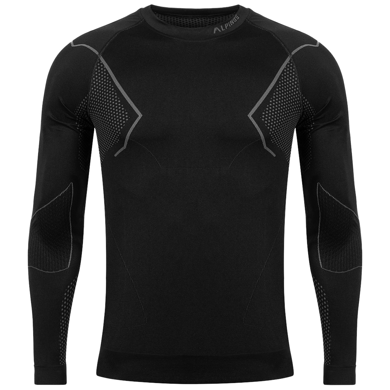 Alpinus - Active Base Layer Thermo-T-Shirt - Schwarz