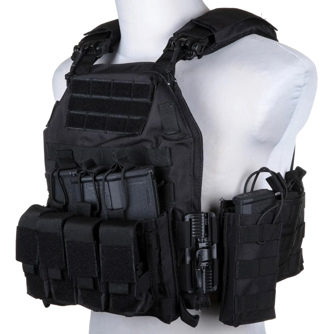 GFC Tactical - Plate Carrier 8944-1 Taktische Weste - Schwarz