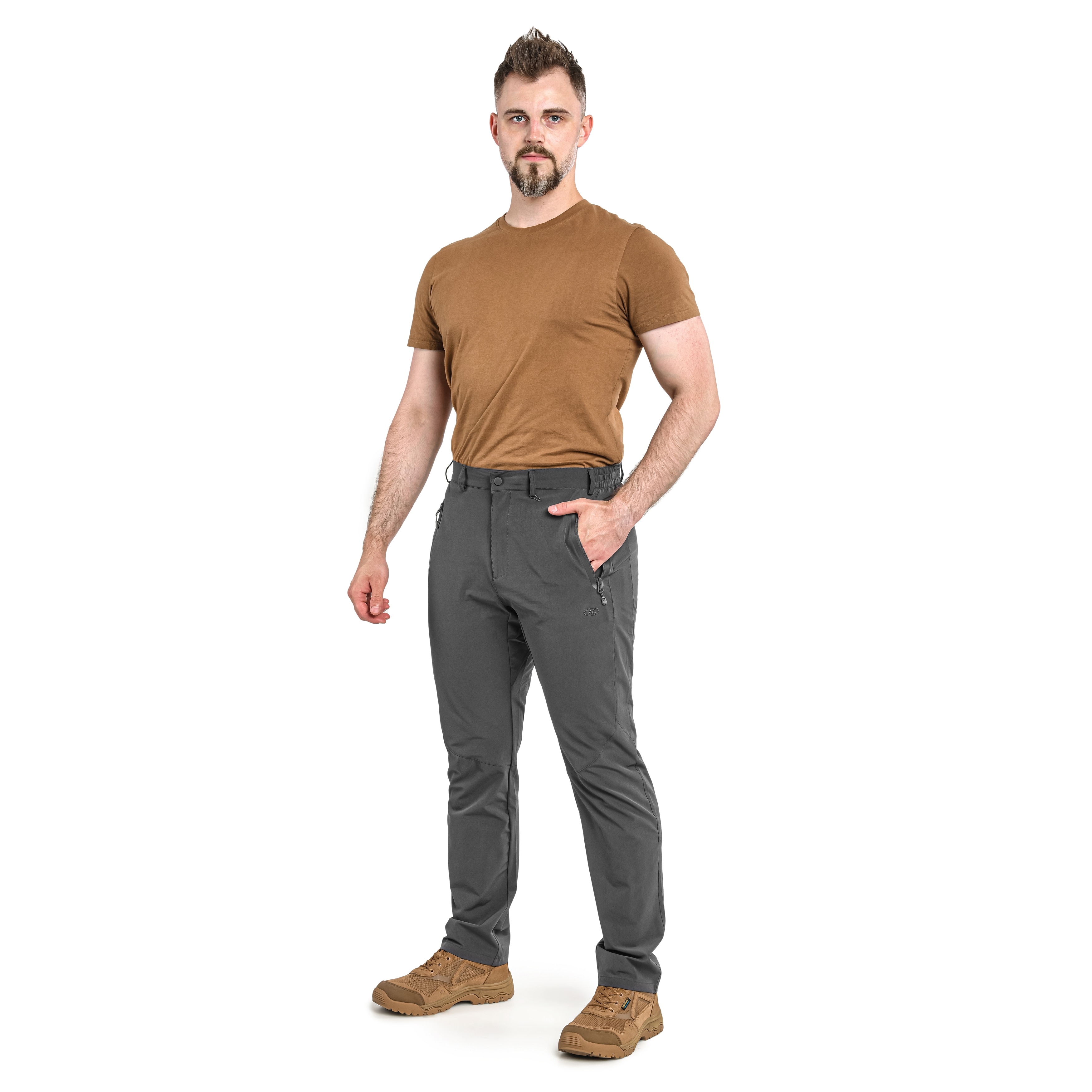 Highlander - Outdoor Munro Walking Trousers Hose - Dark Grey