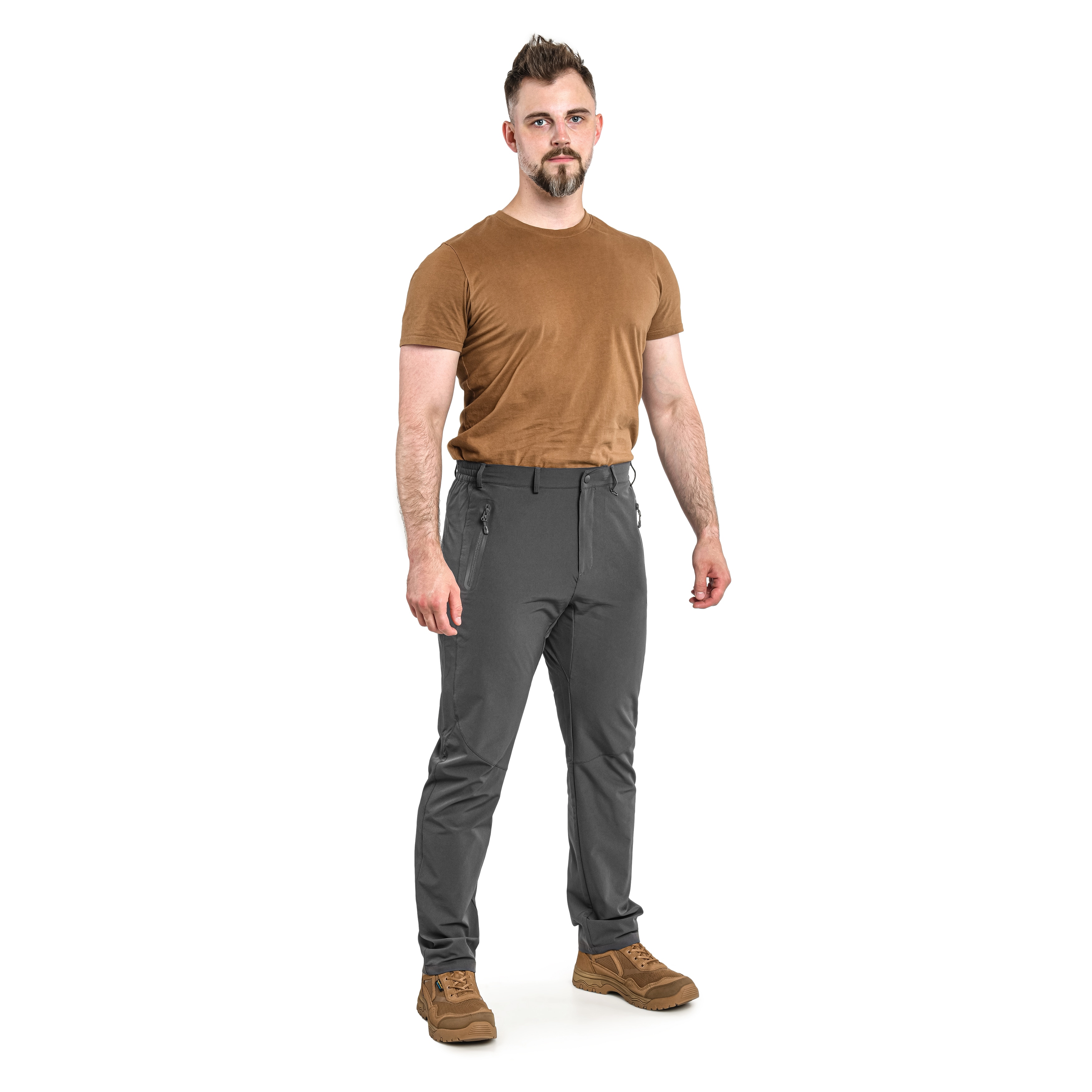 Highlander - Outdoor Munro Walking Trousers Hose - Dark Grey