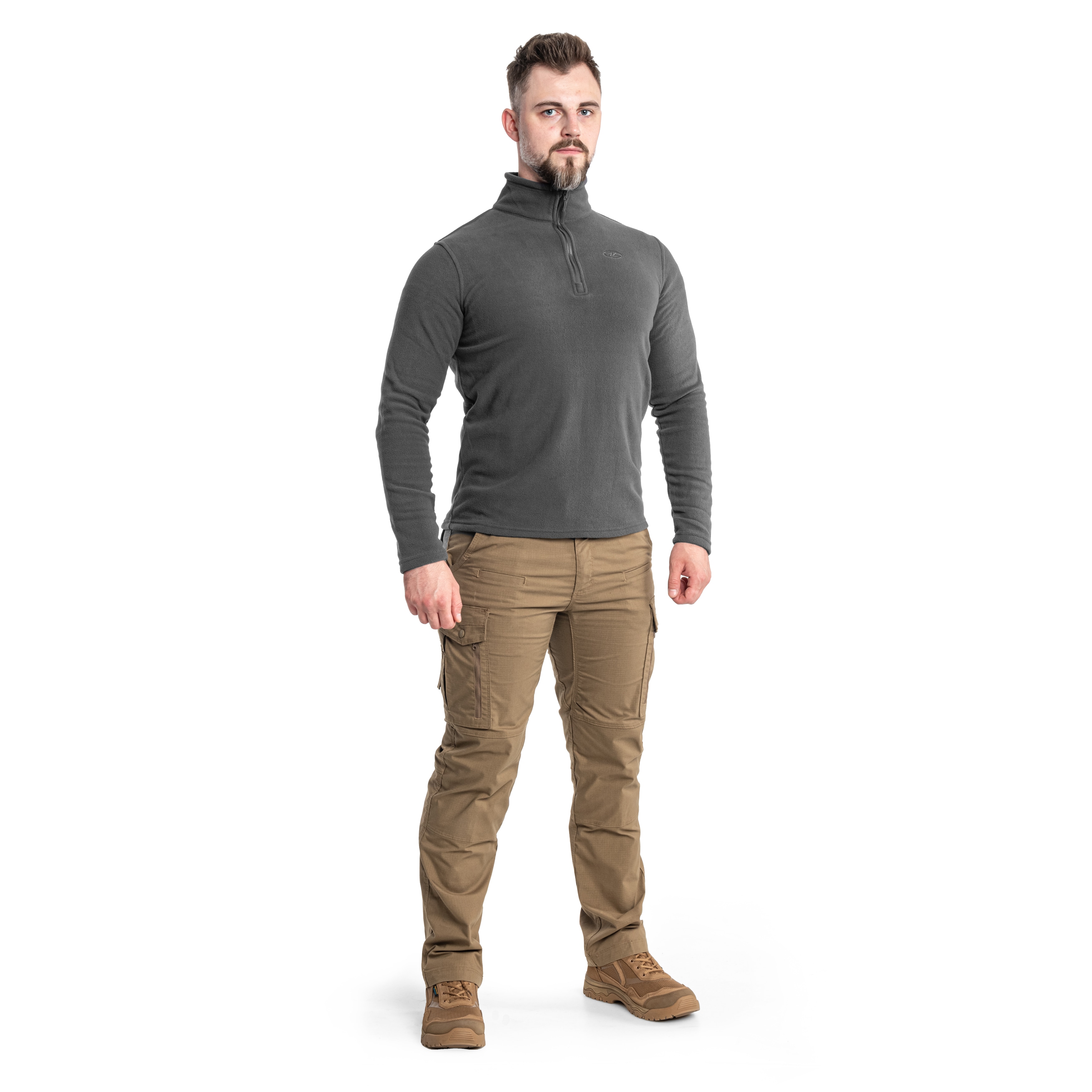 Highlander - Outdoor Ember Fleece Top - Fleecejacke - Dark Grey