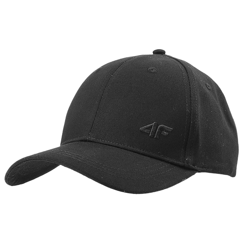 4F - Strapback Unisex Basecap - Schwarz