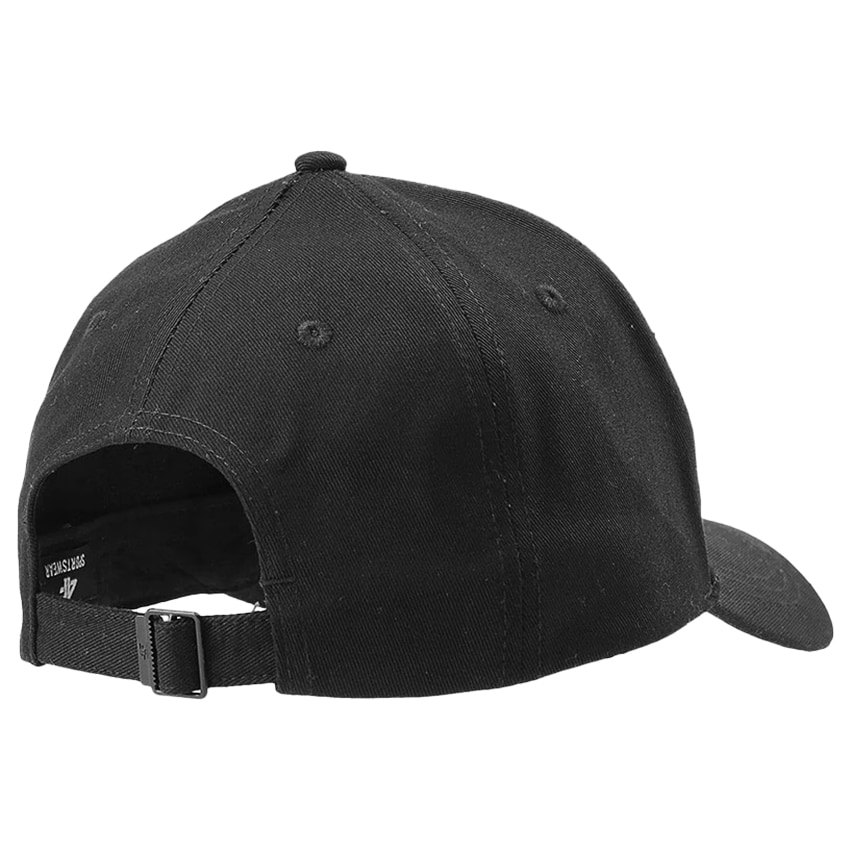 4F - Strapback Unisex Basecap - Schwarz