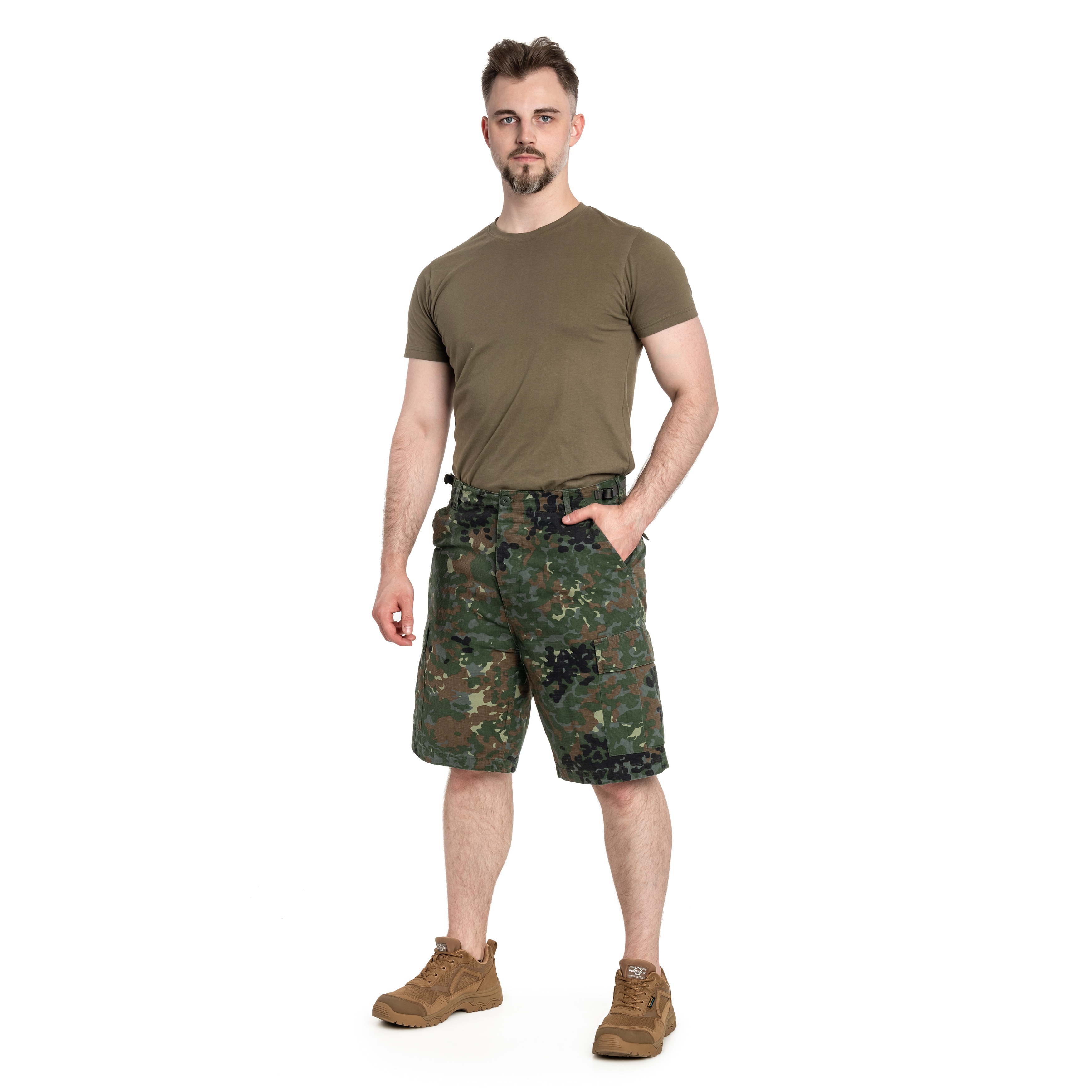 Brandit - BDU Rip-Stop Shorts - Flecktarn