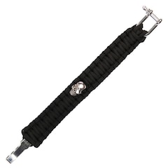 101 Inc. - Paracord Armband Skull Pirate - Black