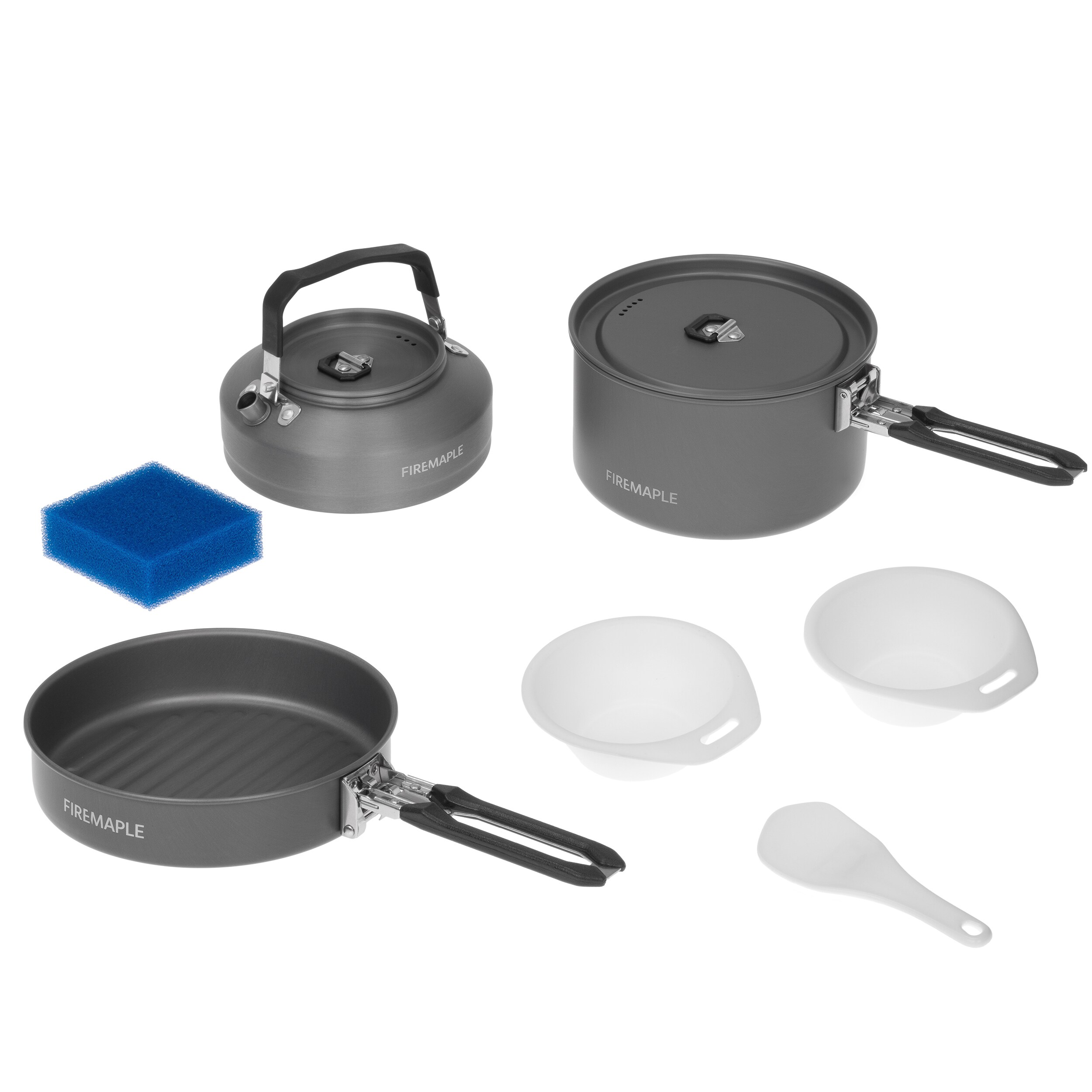 Fire Maple - Reise-Kochgeschirr-Set Feast 2 - Black