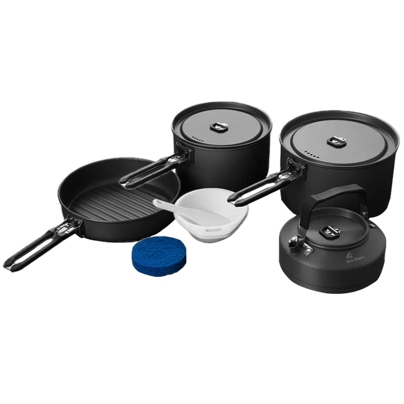 Fire Maple - Reise-Kochgeschirr-Set Feast 4 - Black