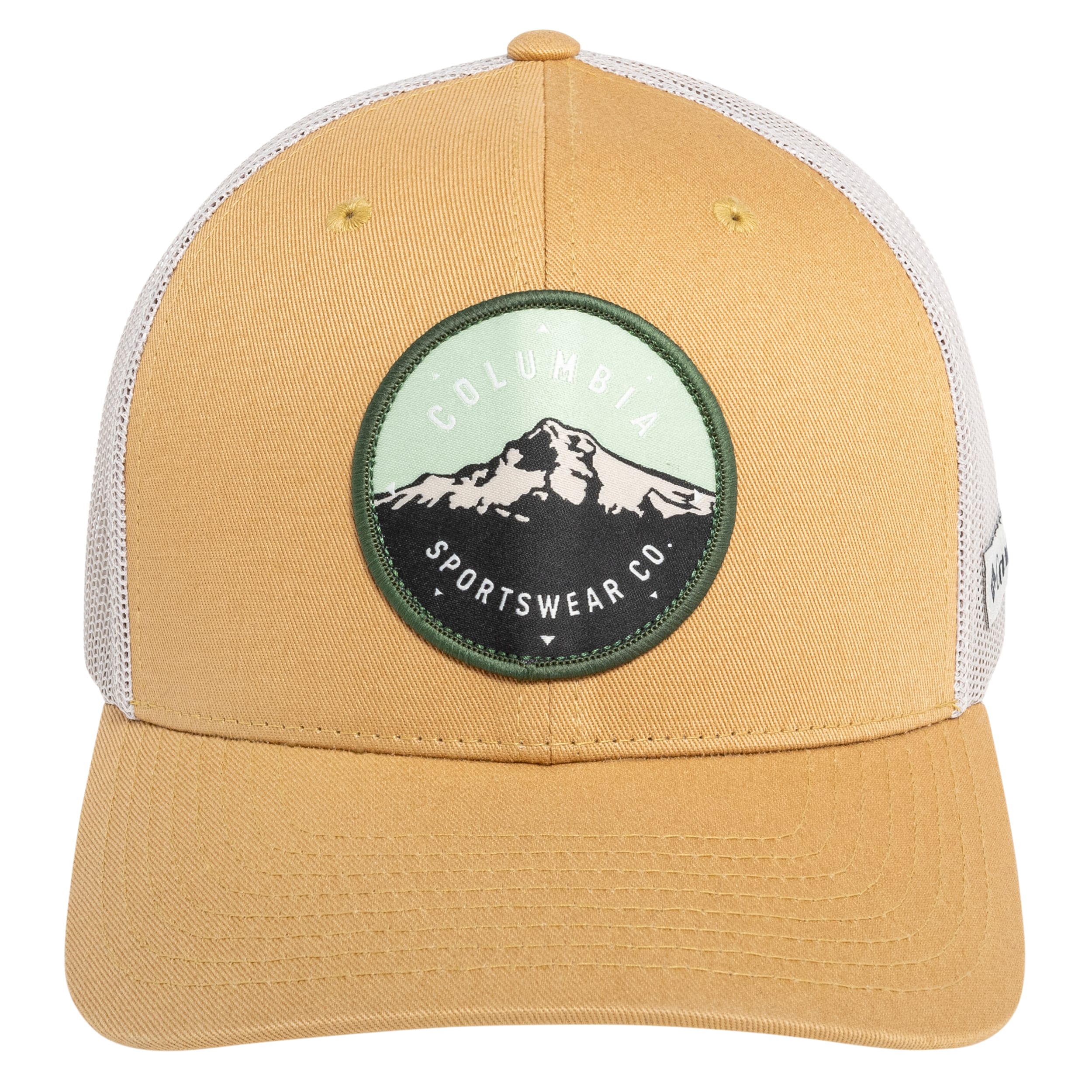 Columbia - Mesh Snap Back Trucker Cap - Light Camel/Dark Stone