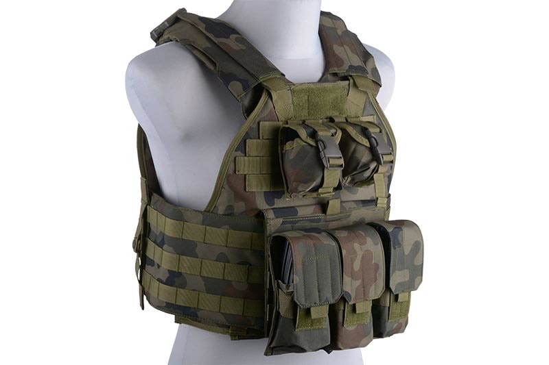 GFC - Plate Carrier Taktische Weste - wz.93 Pantera PL Woodland