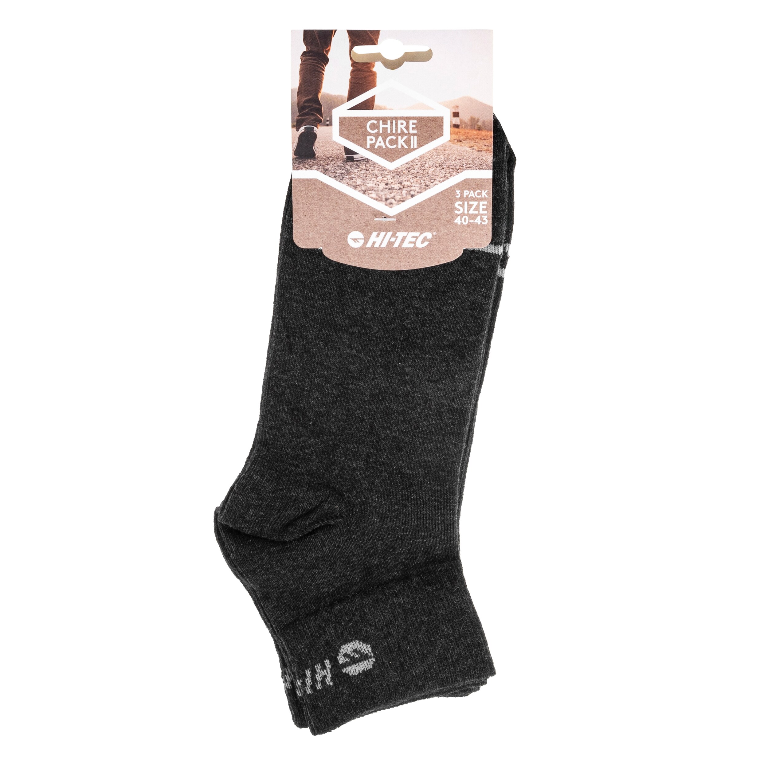 Hi-Tec - Socken Chire Pack - 3 Paar - Dark Grey Melange