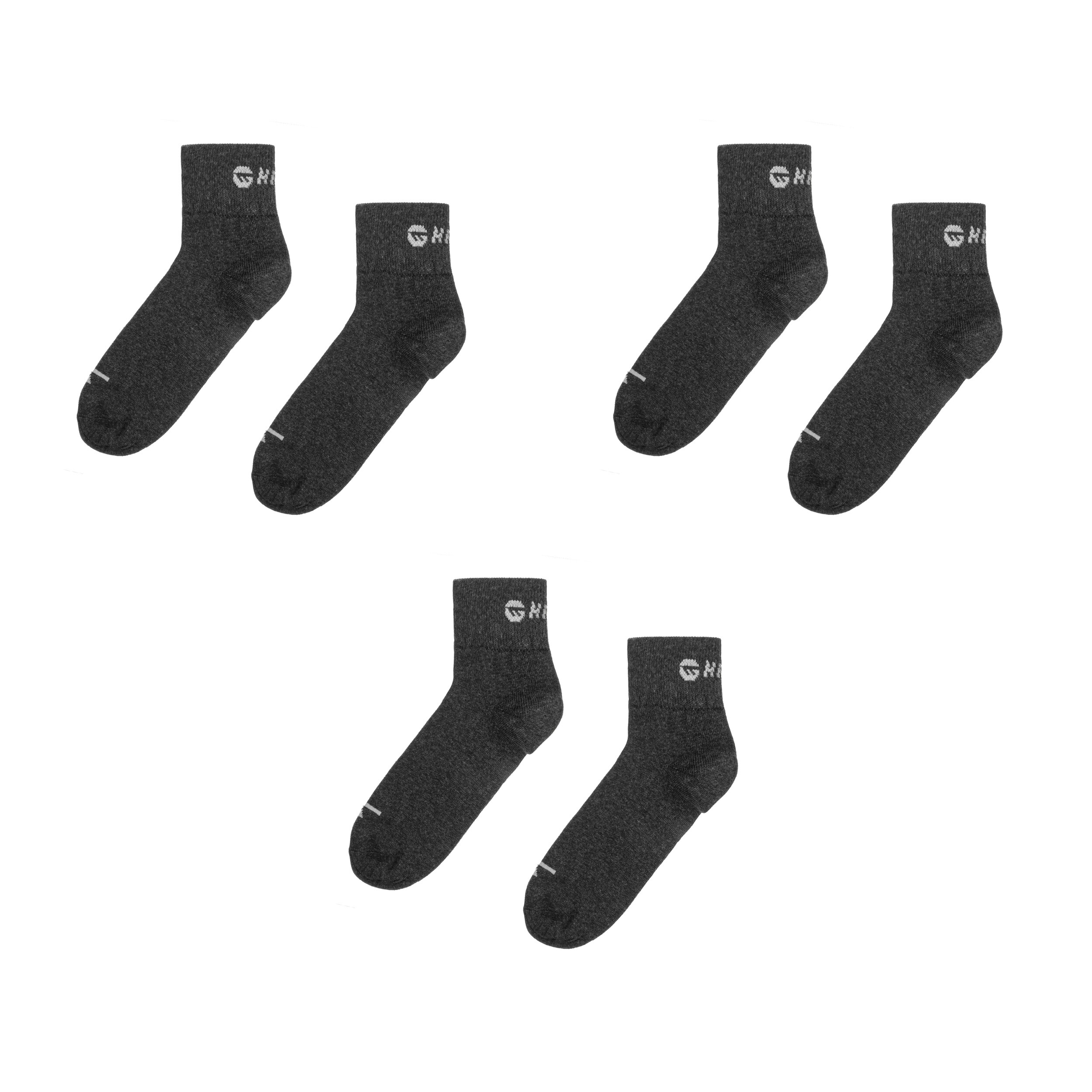 Hi-Tec - Socken Chire Pack - 3 Paar - Dark Grey Melange