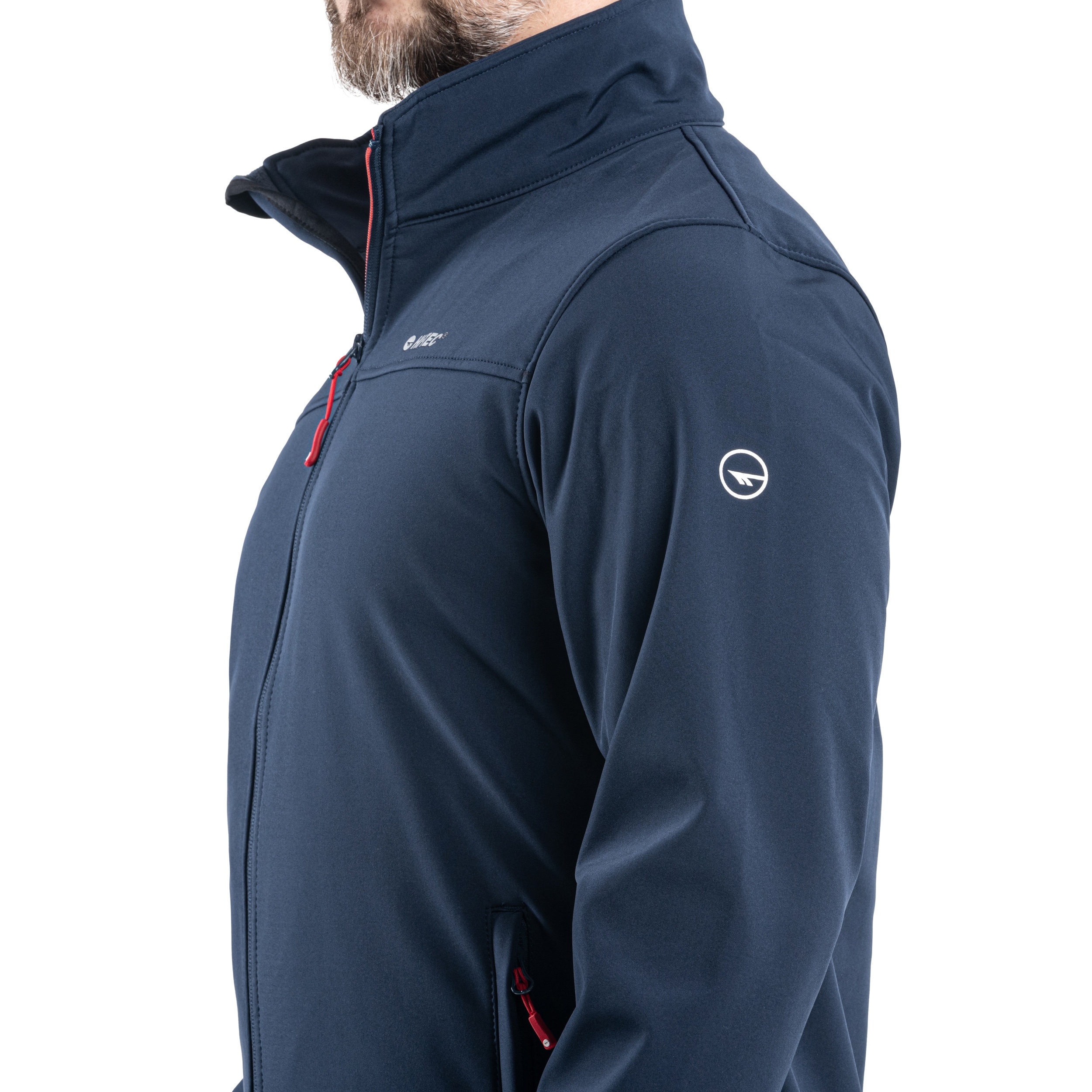 Hi-Tec - Softshell Lingen Jacke - Navy/Orange Red