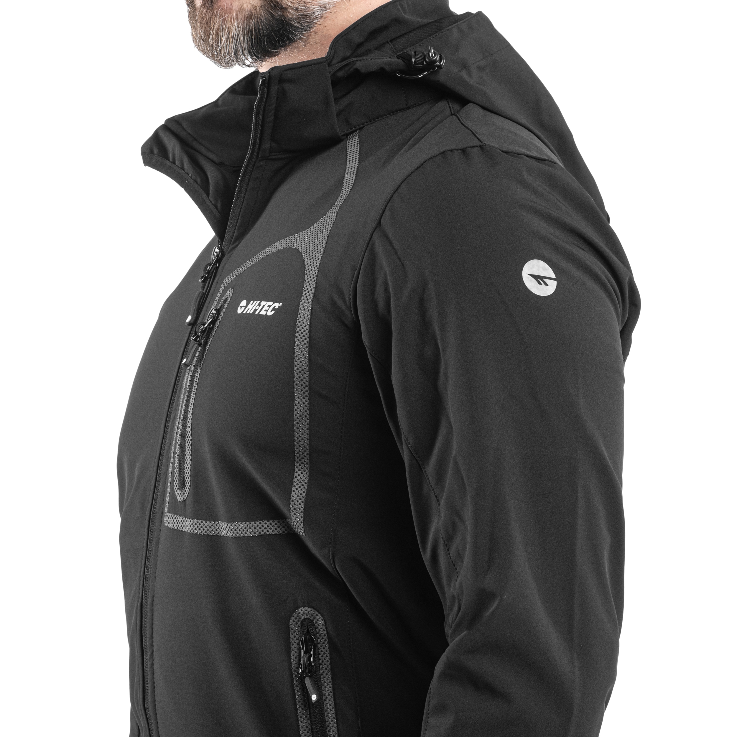 Hi-Tec - Softshell Nils Jacke - Black