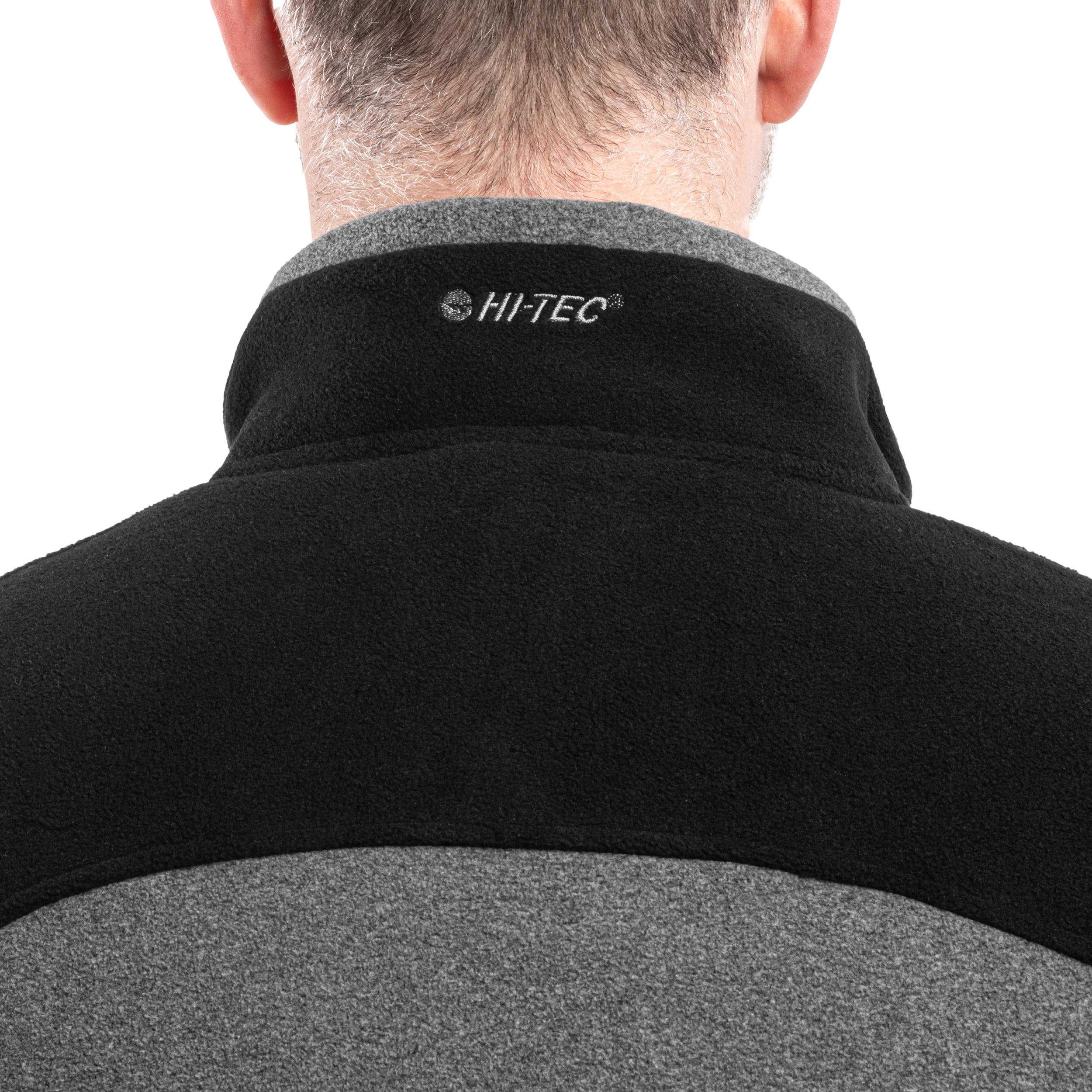 Hi-Tec - Monar Fleecejacke - Ebony Melange/Black