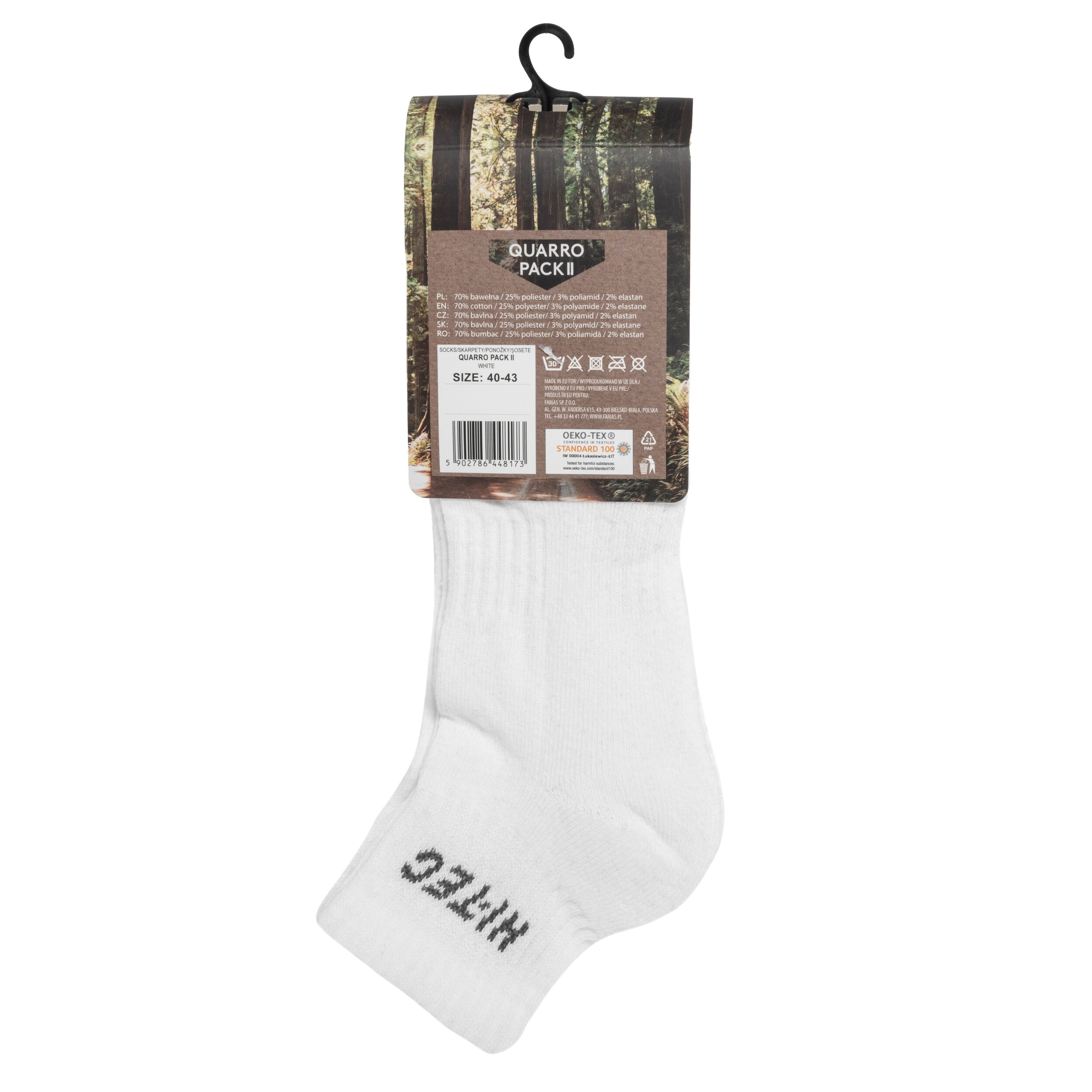 Hi-Tec - Quarro Socken - 3 Paar - Weiß
