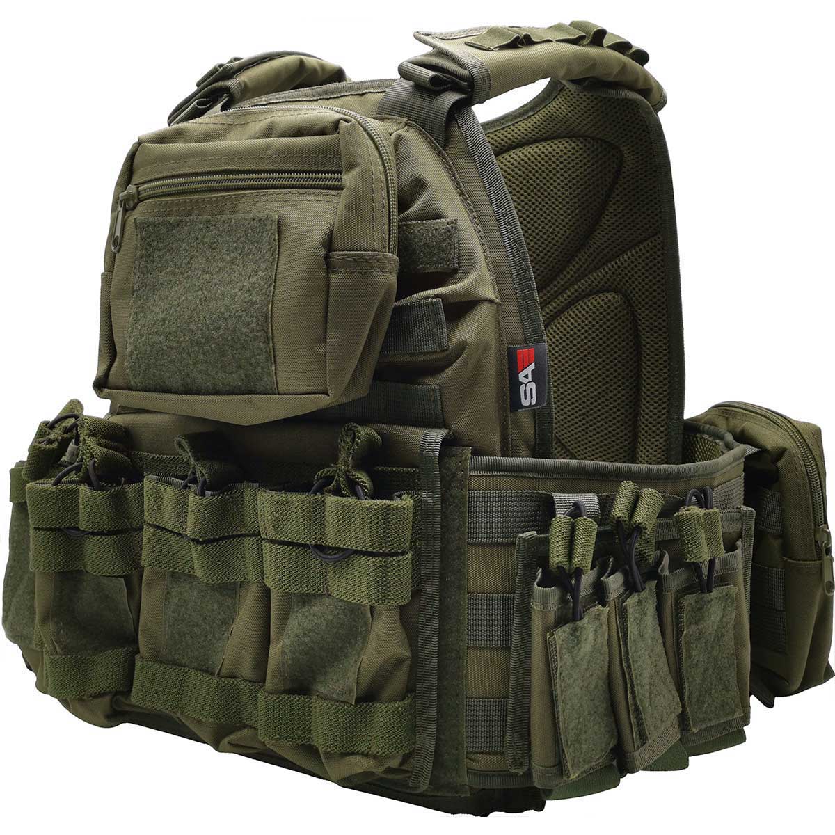 Swiss Arms - Heavy Plate Carrier - Taktische Weste - OD Green