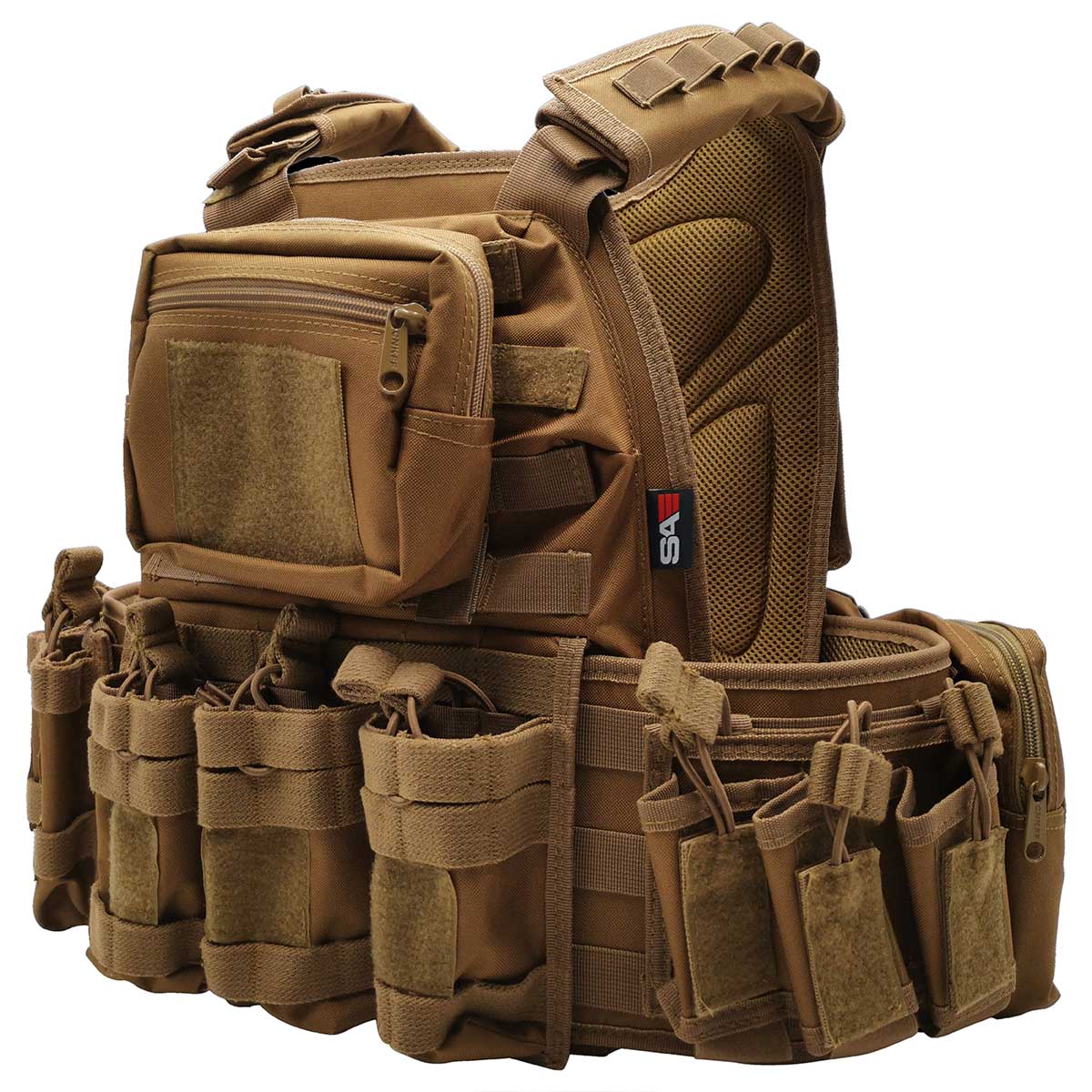 Swiss Arms - Heavy Plate Carrier - Taktische Weste - Tan