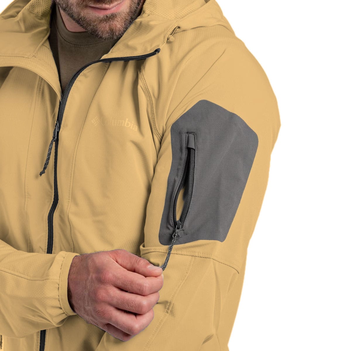 Columbia - Tall Heights Hooded Softshell - Jacke - Light Camel