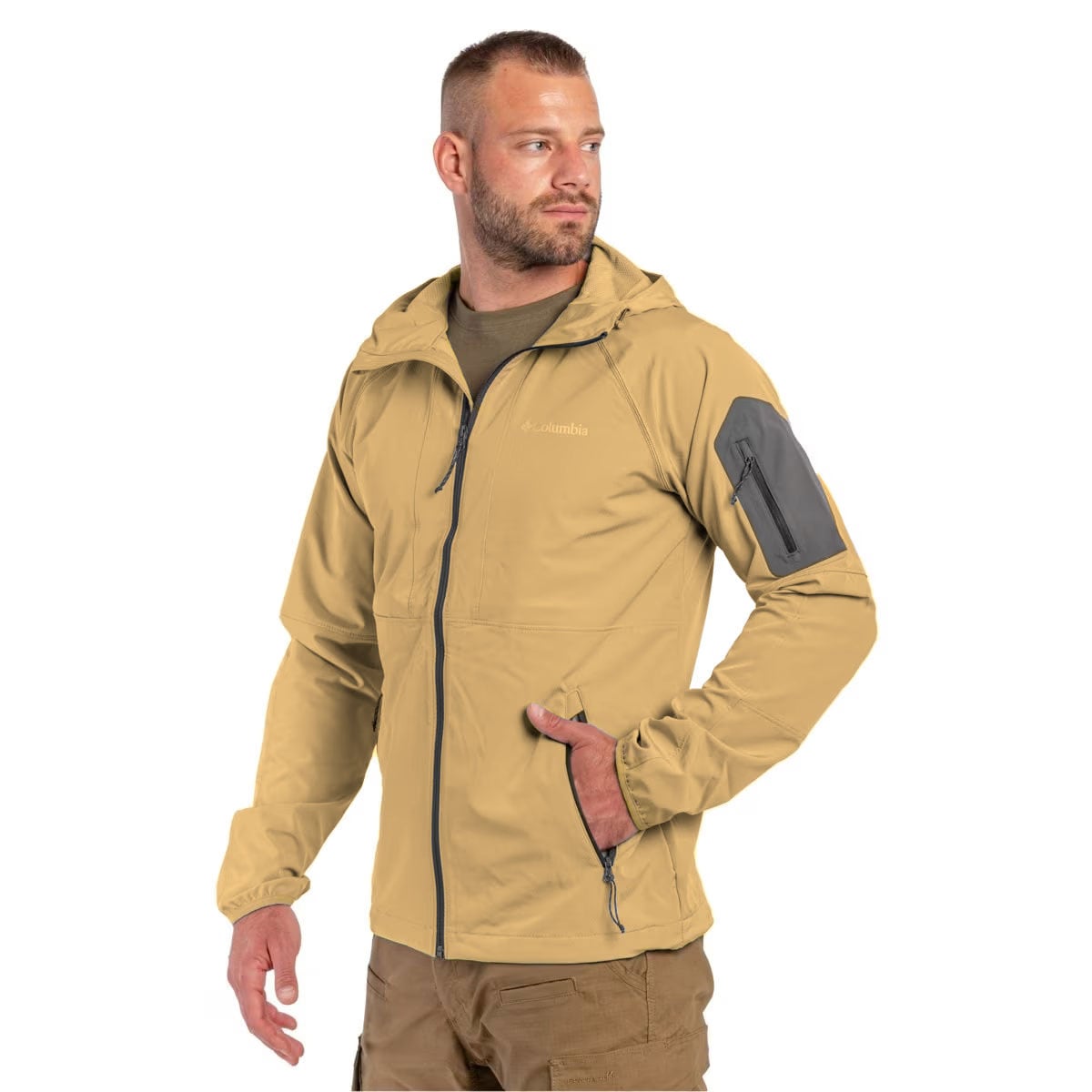 Columbia - Tall Heights Hooded Softshell - Jacke - Light Camel