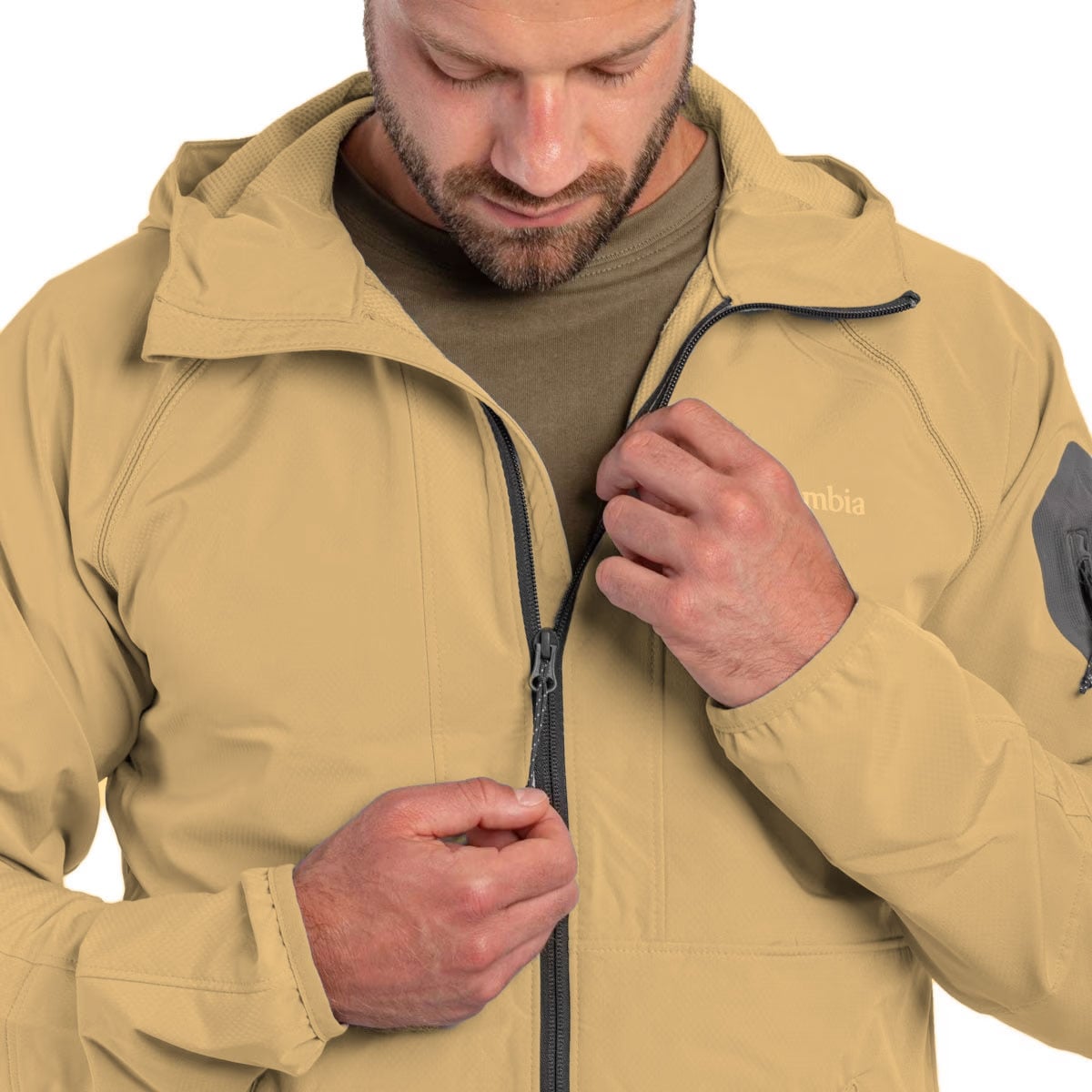 Columbia - Tall Heights Hooded Softshell - Jacke - Light Camel