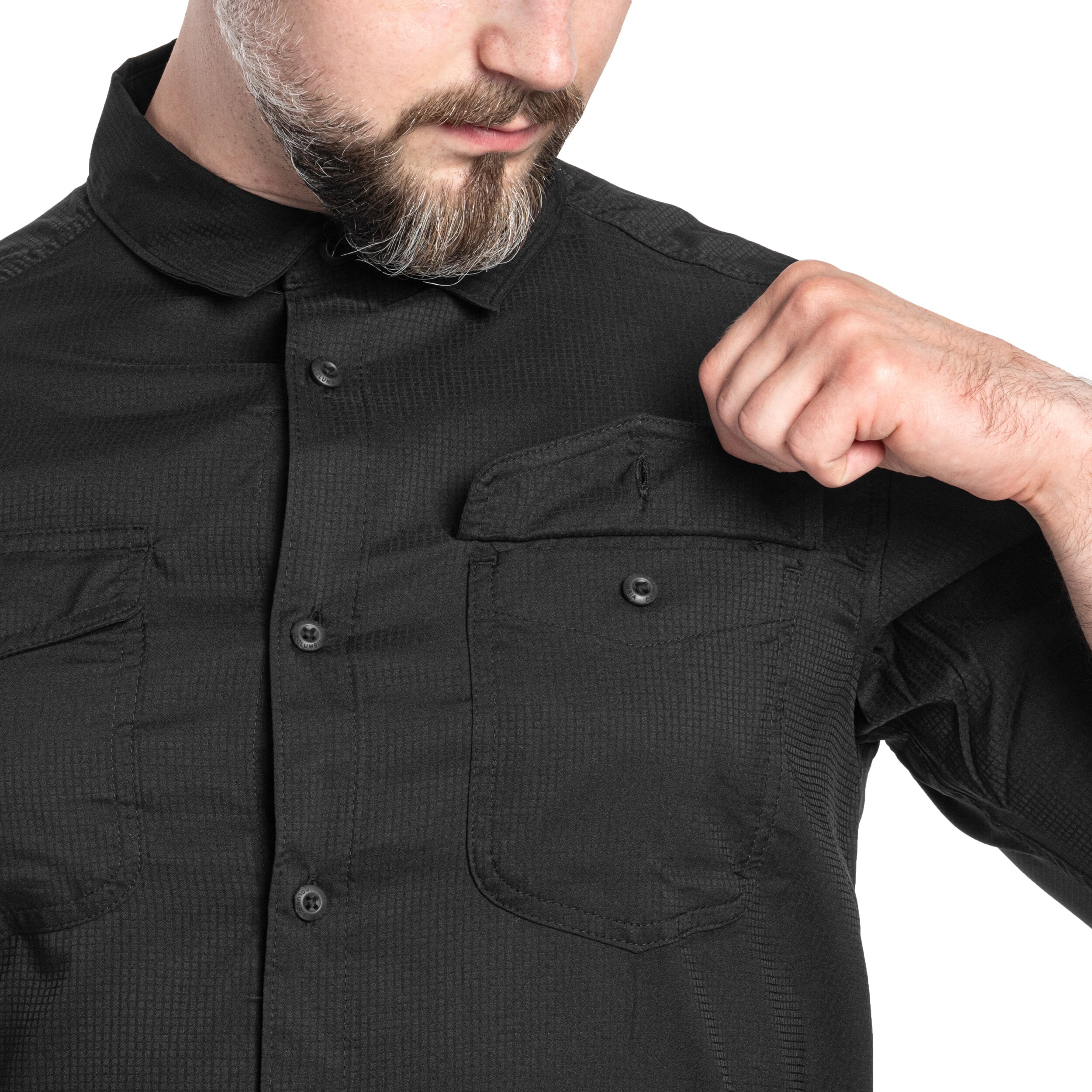 Columbia - Utilizer II Solid Short Sleeve - kurzärmeliges Hemd - Black