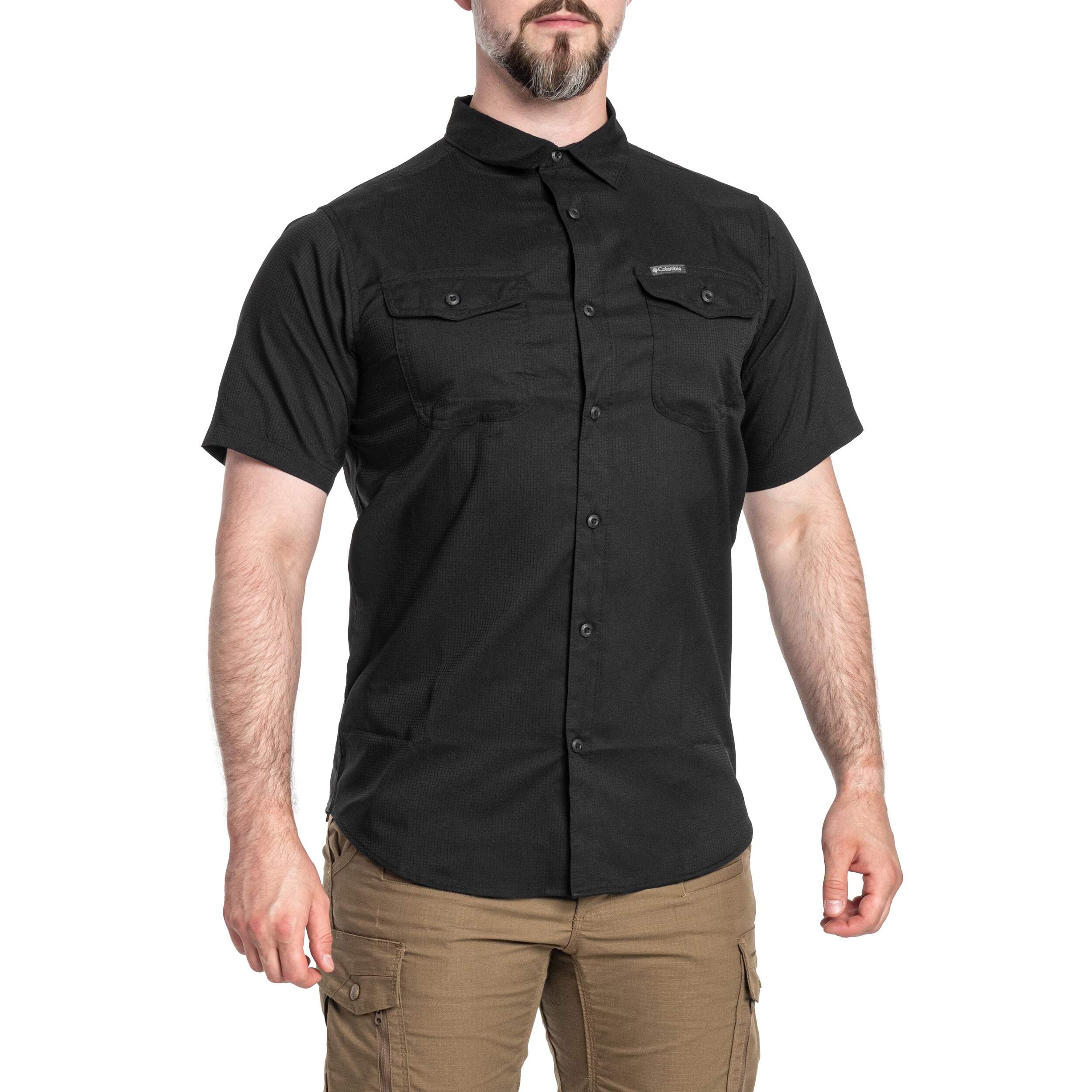 Columbia - Utilizer II Solid Short Sleeve - kurzärmeliges Hemd - Black